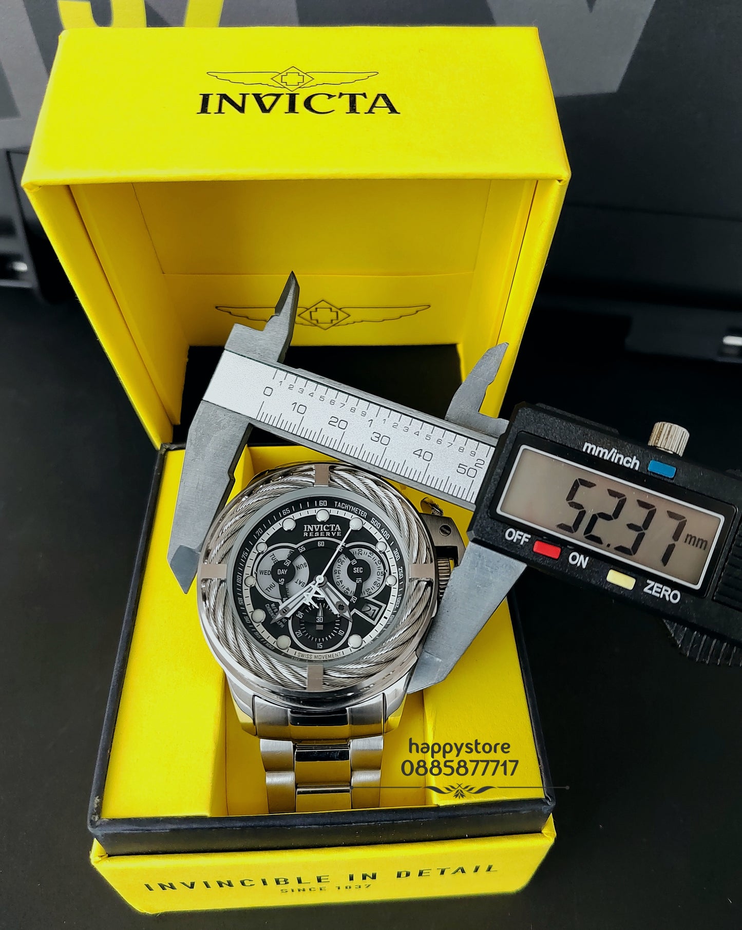 INVICTA Reserve I-Force Chronograph Silver 52 mm&nbsp;