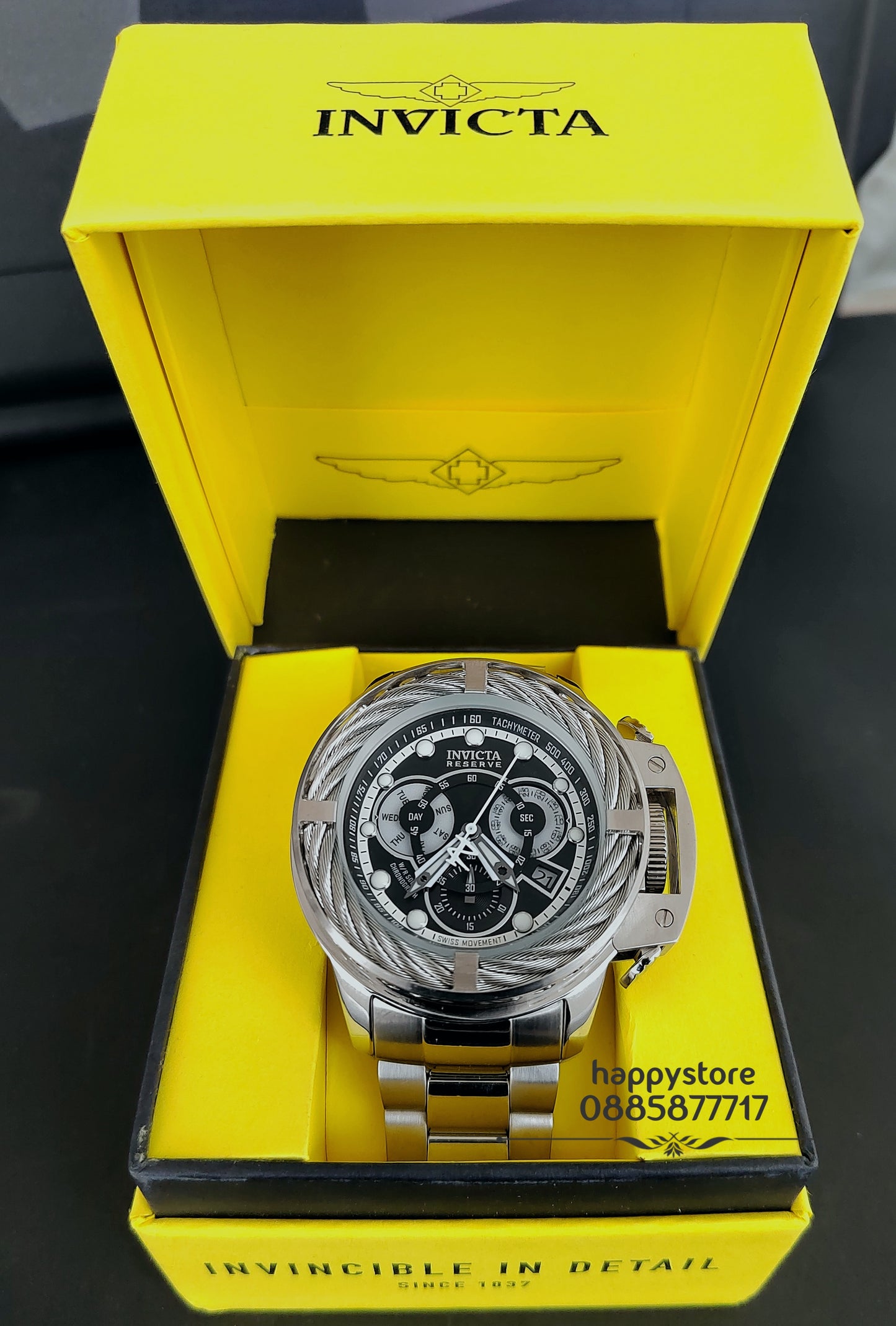 INVICTA Reserve I-Force Chronograph Silver 52 mm&nbsp;