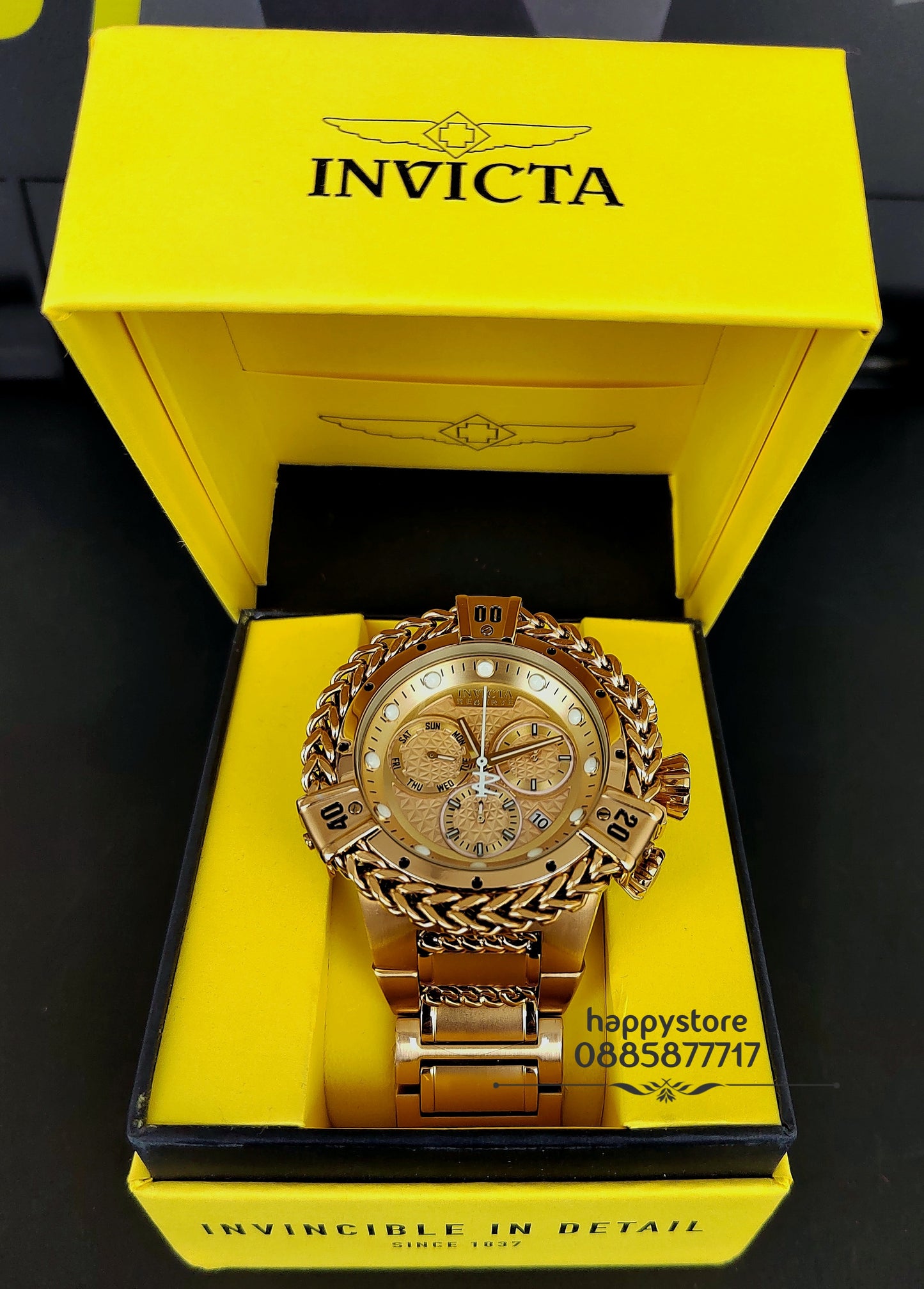 INVICTA Hercules Gold 56 mm