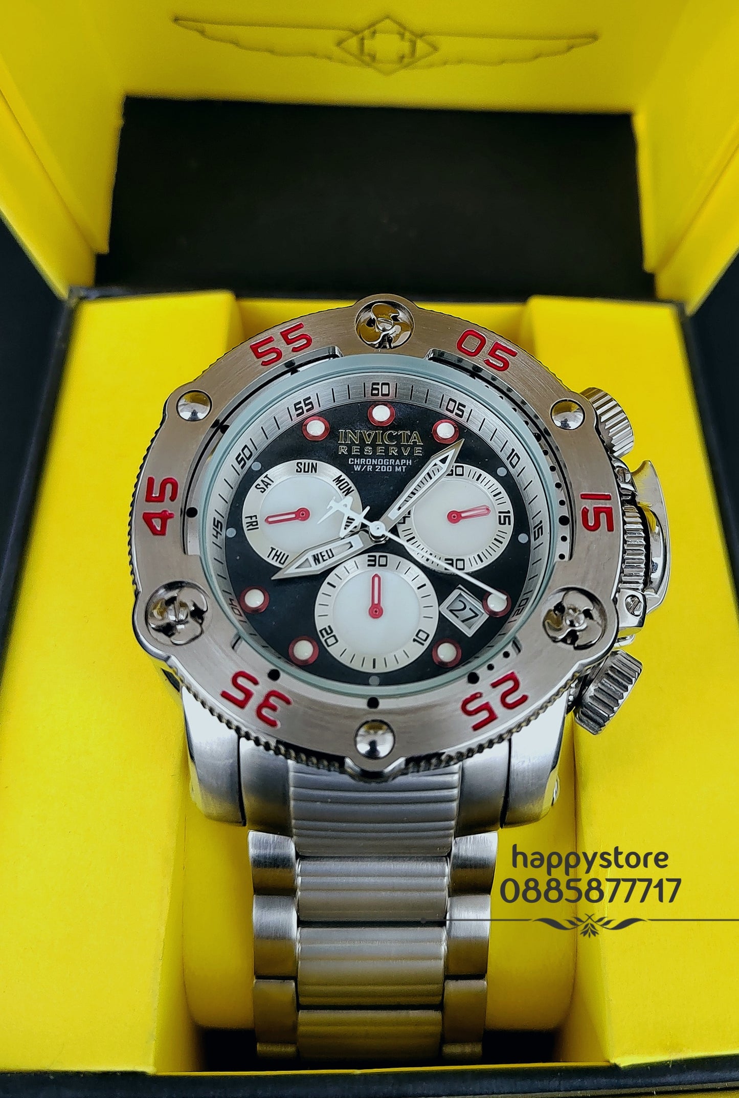 INVICTA Sea Hunter Silver 52 mm