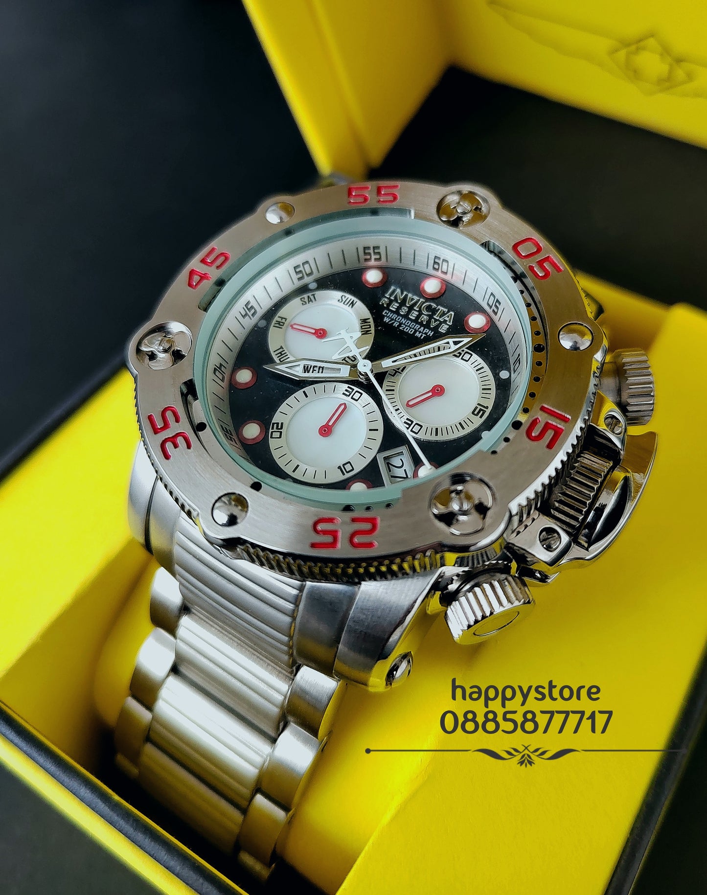 INVICTA Sea Hunter Silver 52 mm