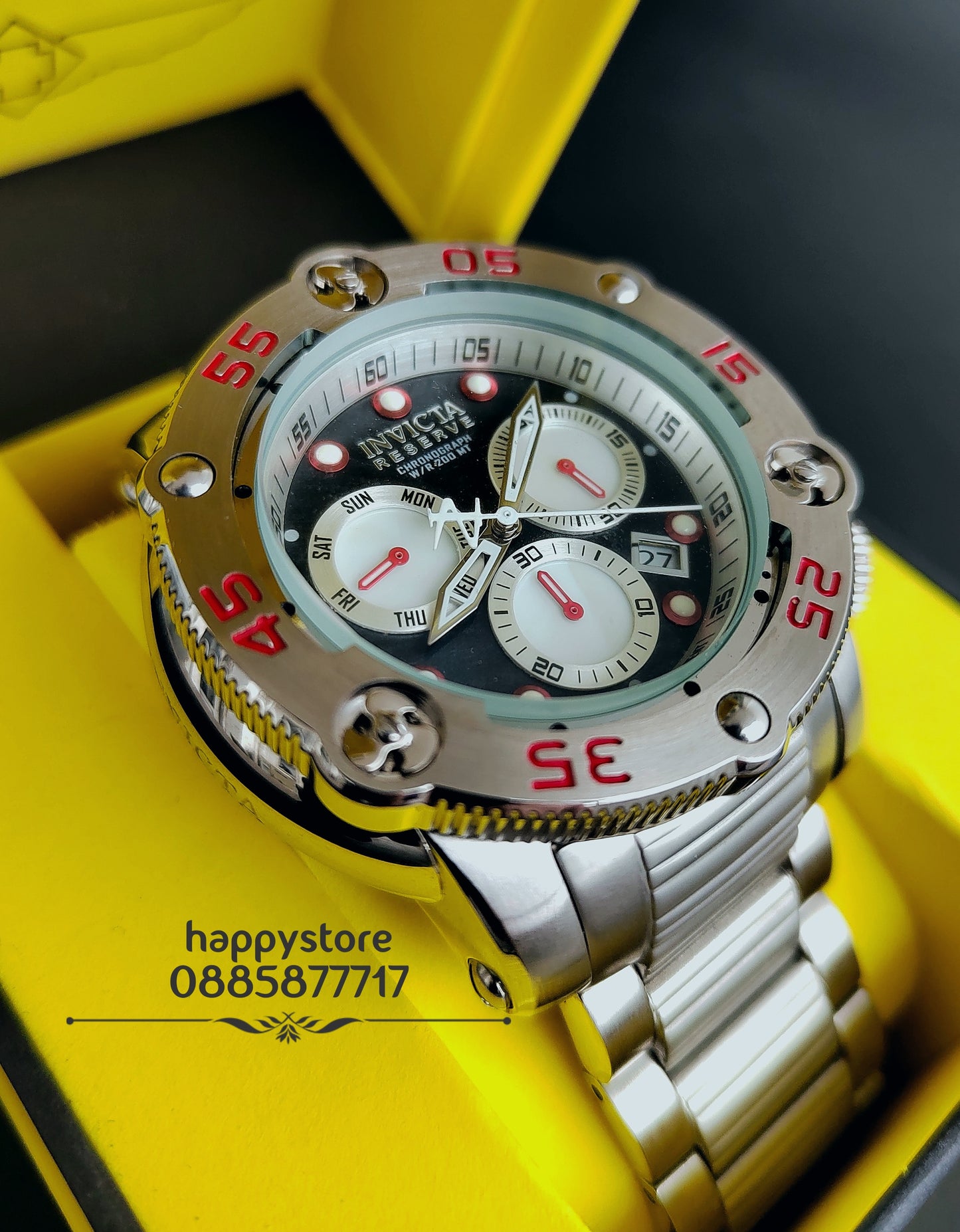 INVICTA Sea Hunter Silver 52 mm