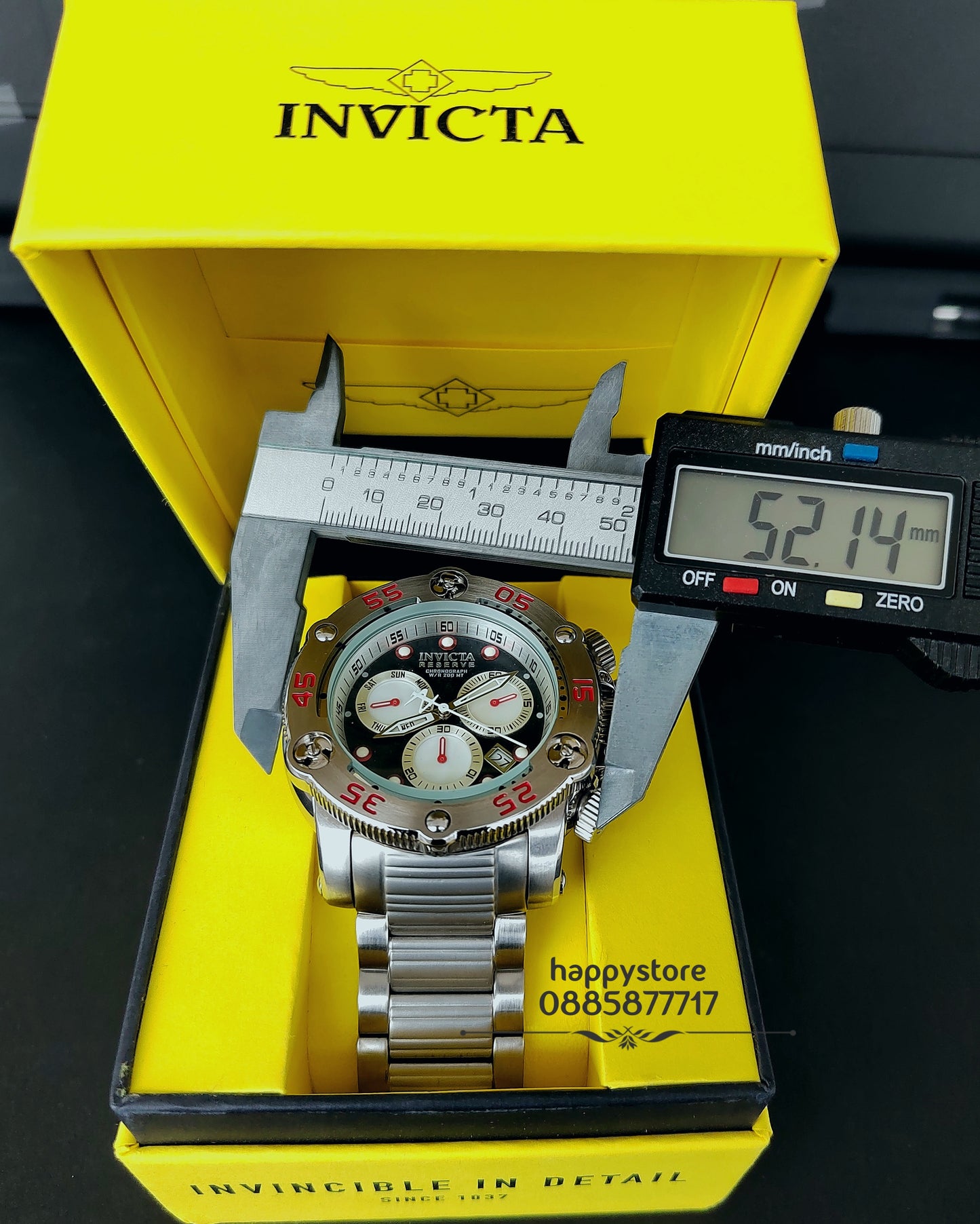 INVICTA Sea Hunter Silver 52 mm