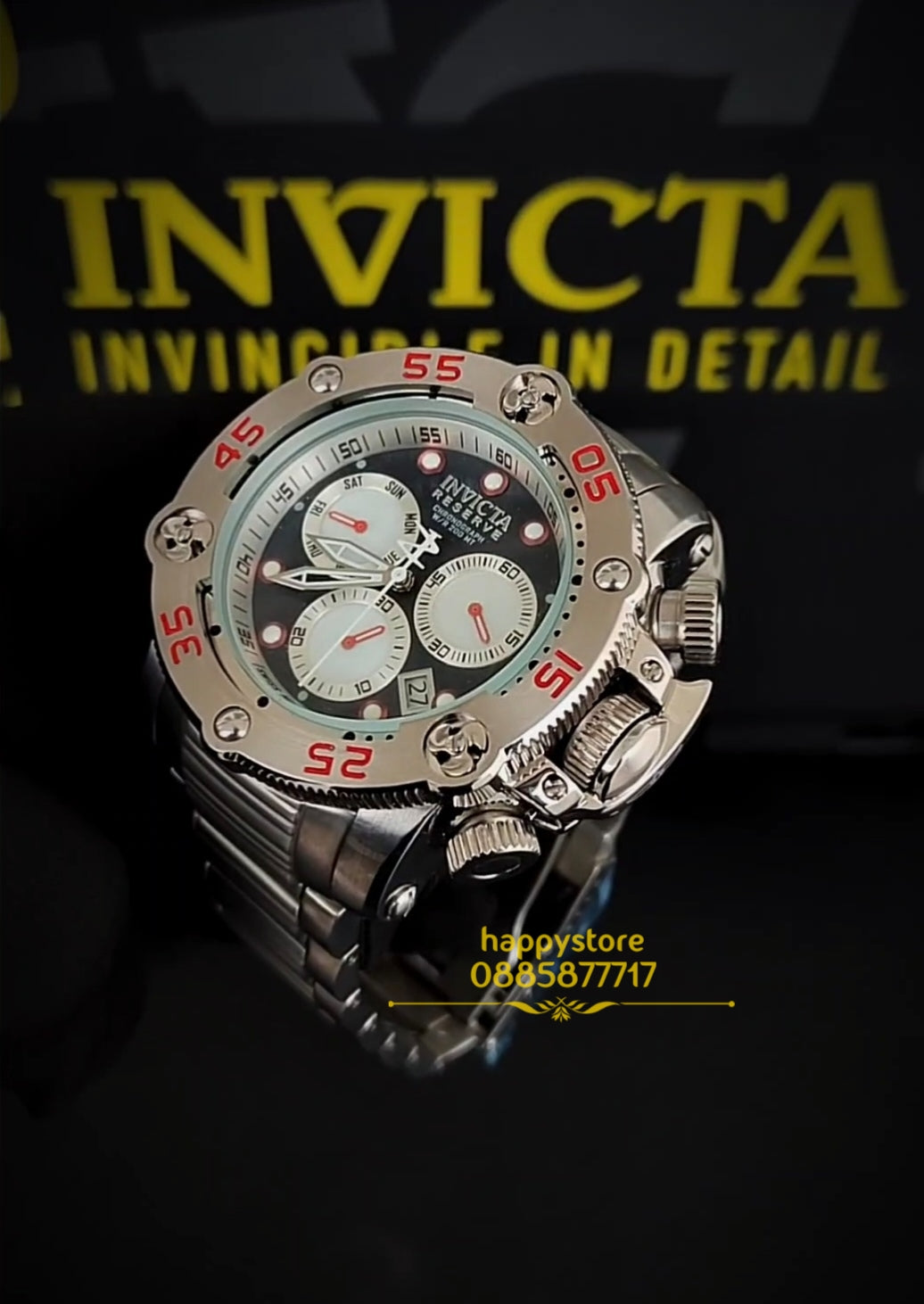 INVICTA Sea Hunter Silver 52 mm