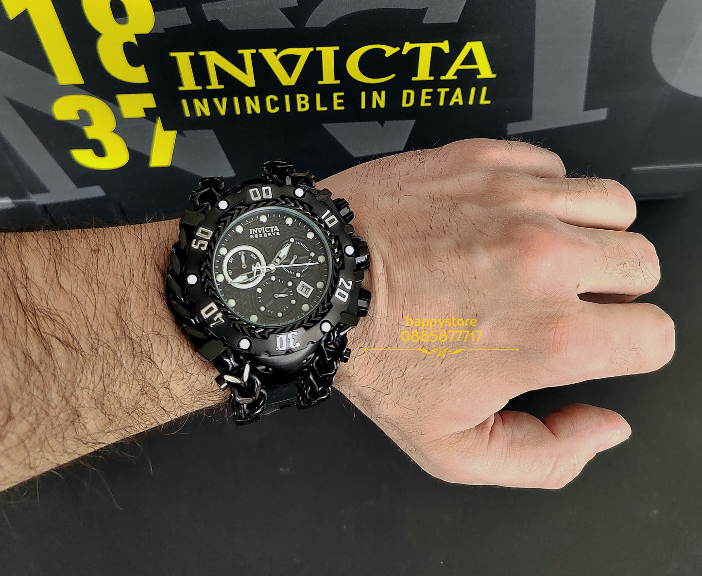 INVICTA Gladiator Black 60 mm