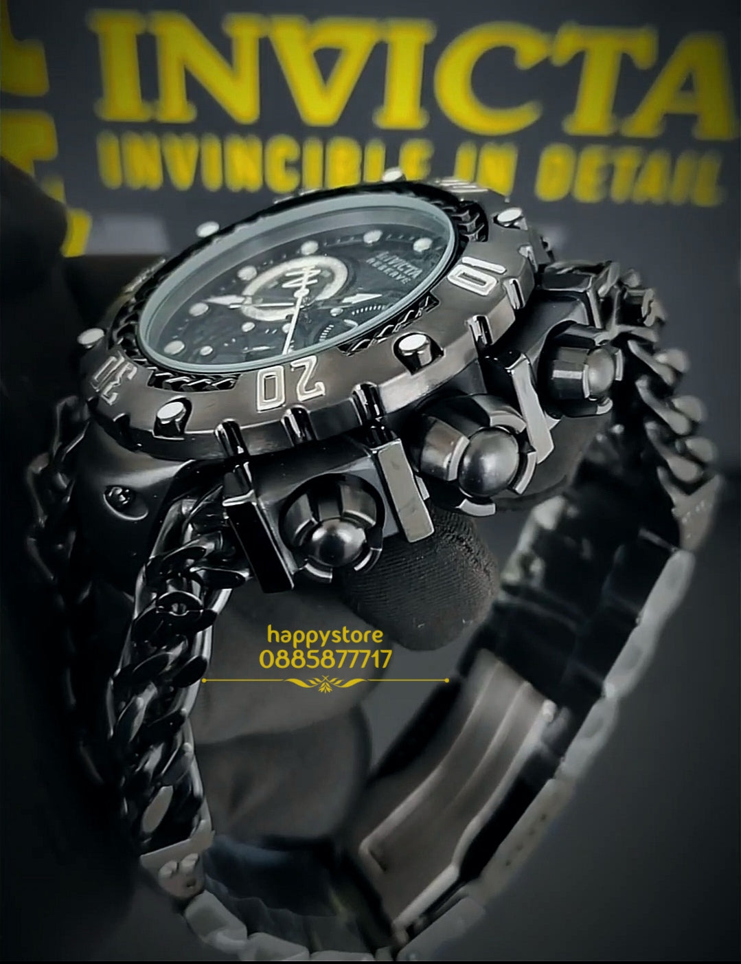 INVICTA Gladiator Black 60 mm