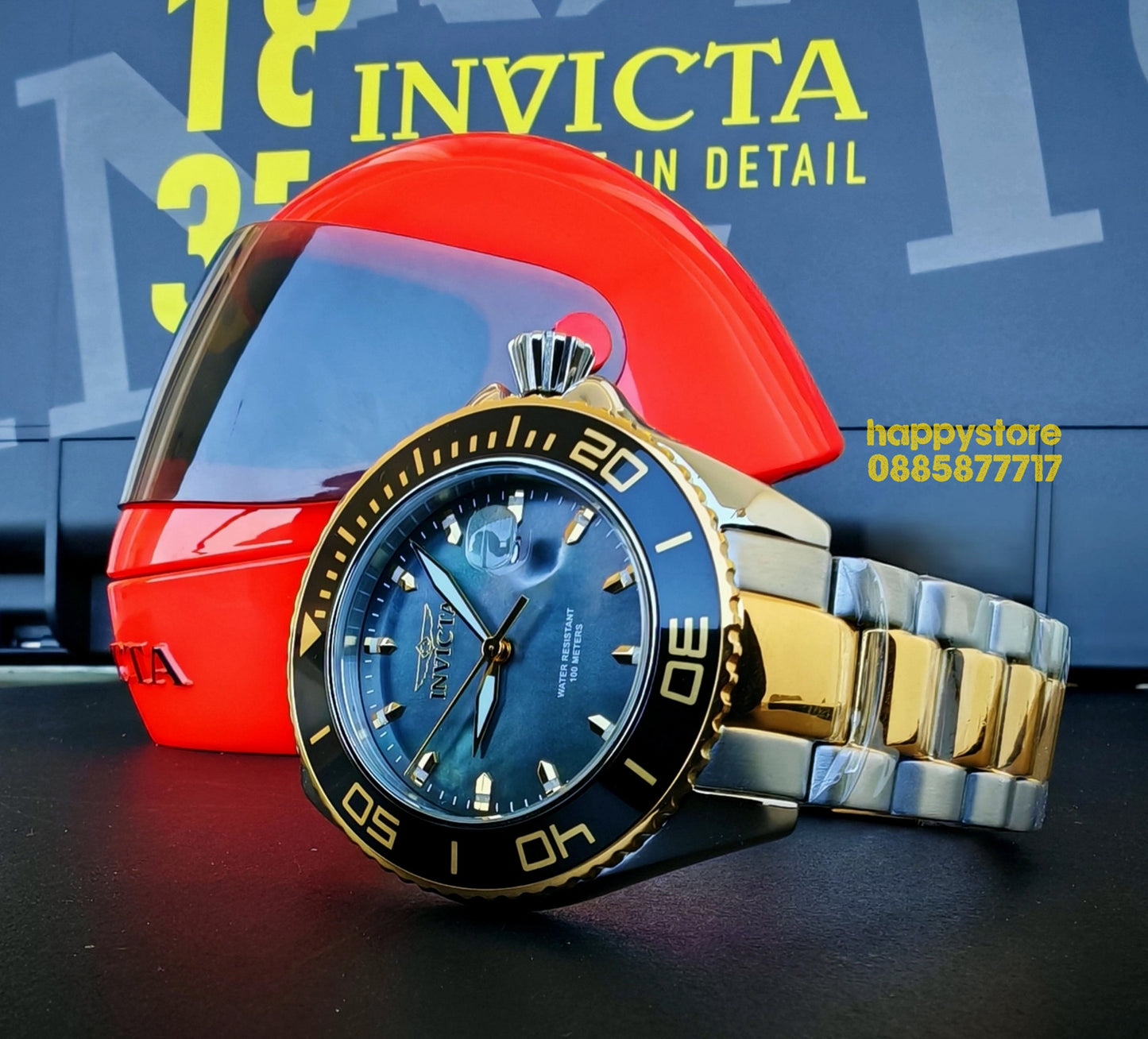 INVICTA Speedway Turquoise 48 mm