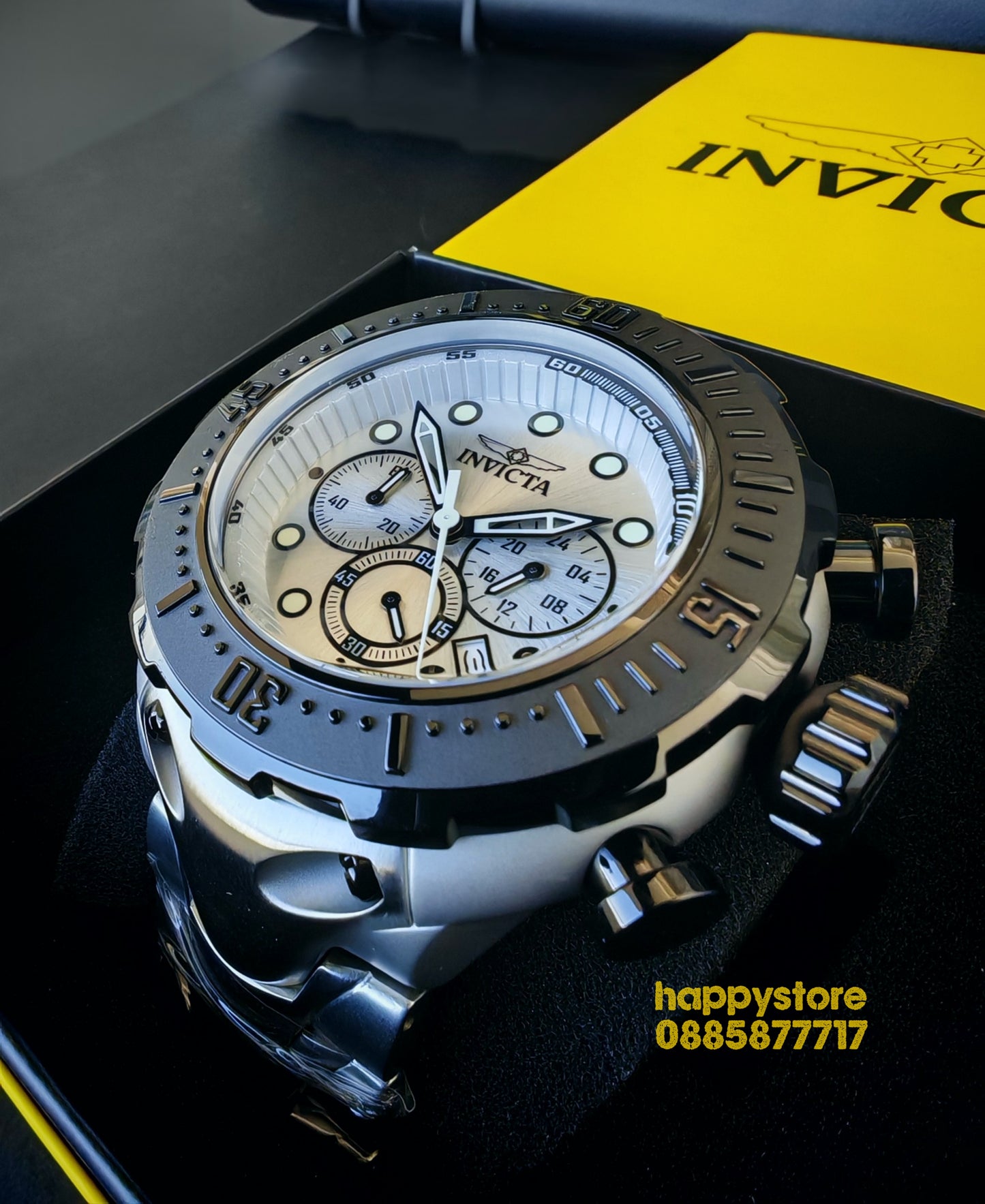 INVICTA Thunderbolt Silver 52 mm