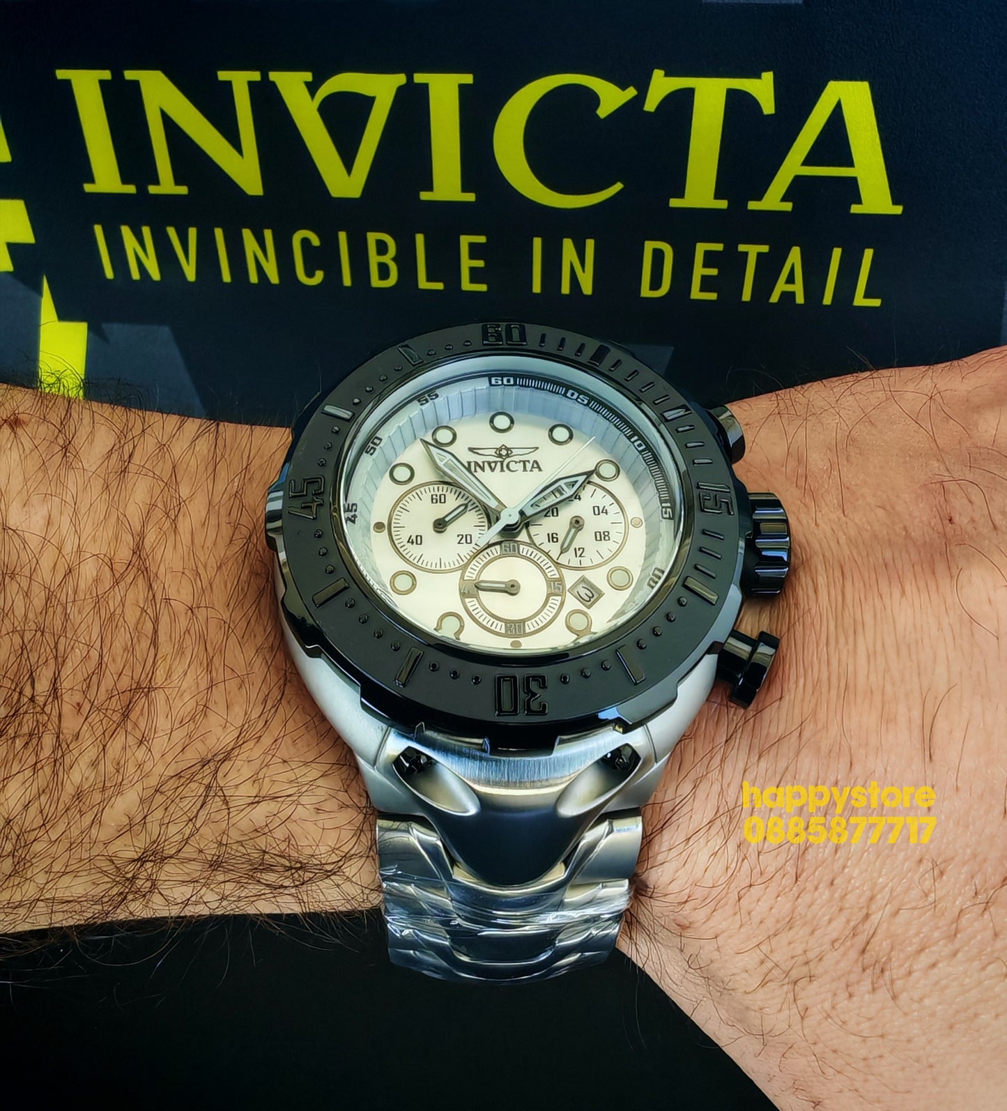 INVICTA Thunderbolt Silver 52 mm