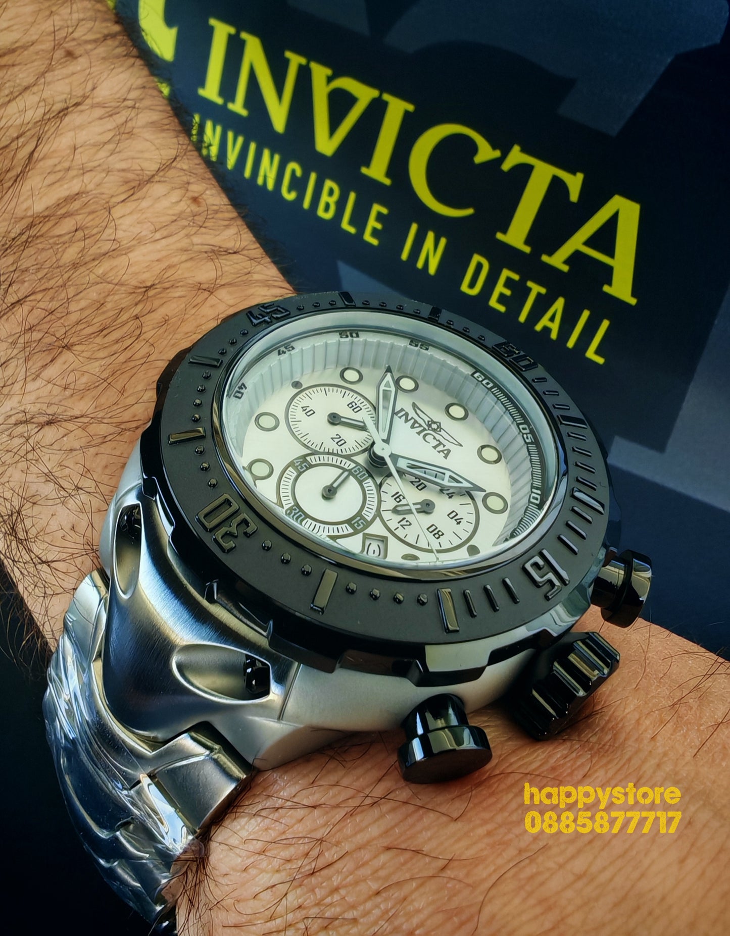 INVICTA Thunderbolt Silver 52 mm