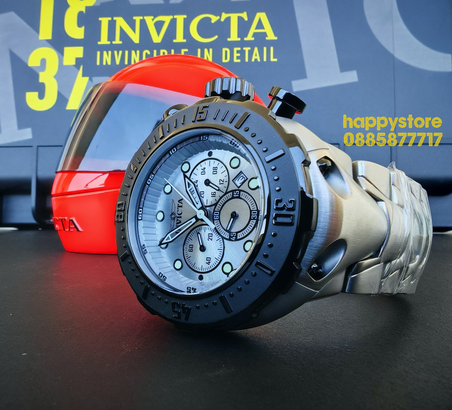 INVICTA Thunderbolt Silver 52 mm