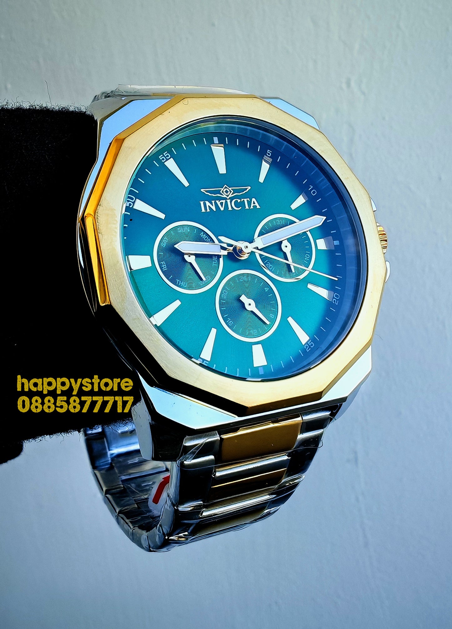 INVICTA Speedway Silver and Gold 44 mm