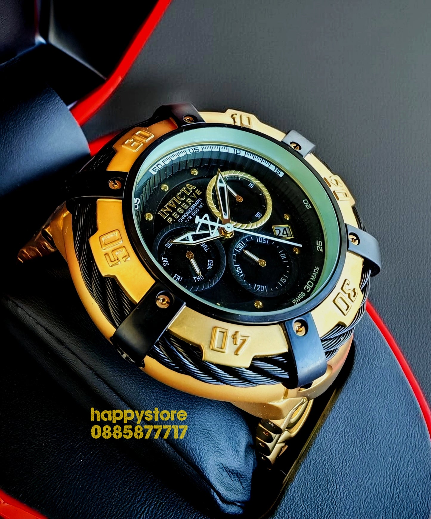 INVICTA Thunderbolt Reserve Gold/Black 55 мм