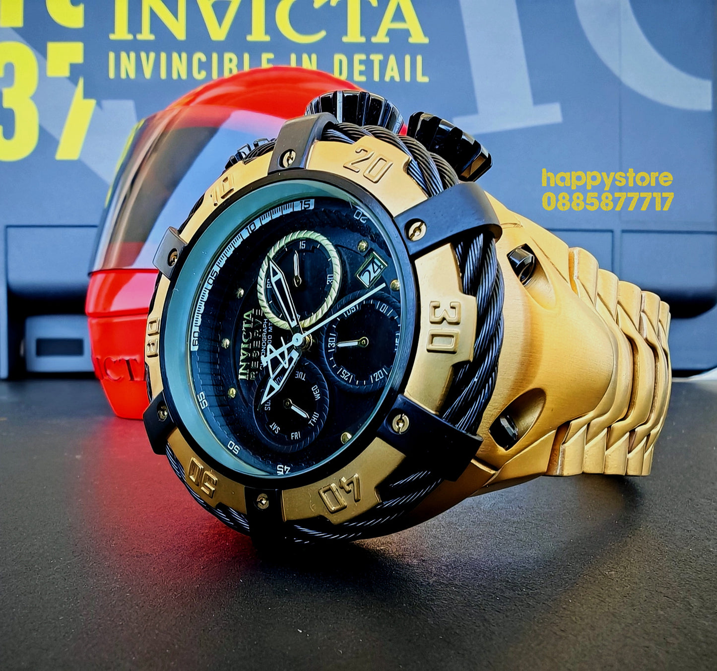 INVICTA Thunderbolt Reserve Gold/Black 55 мм