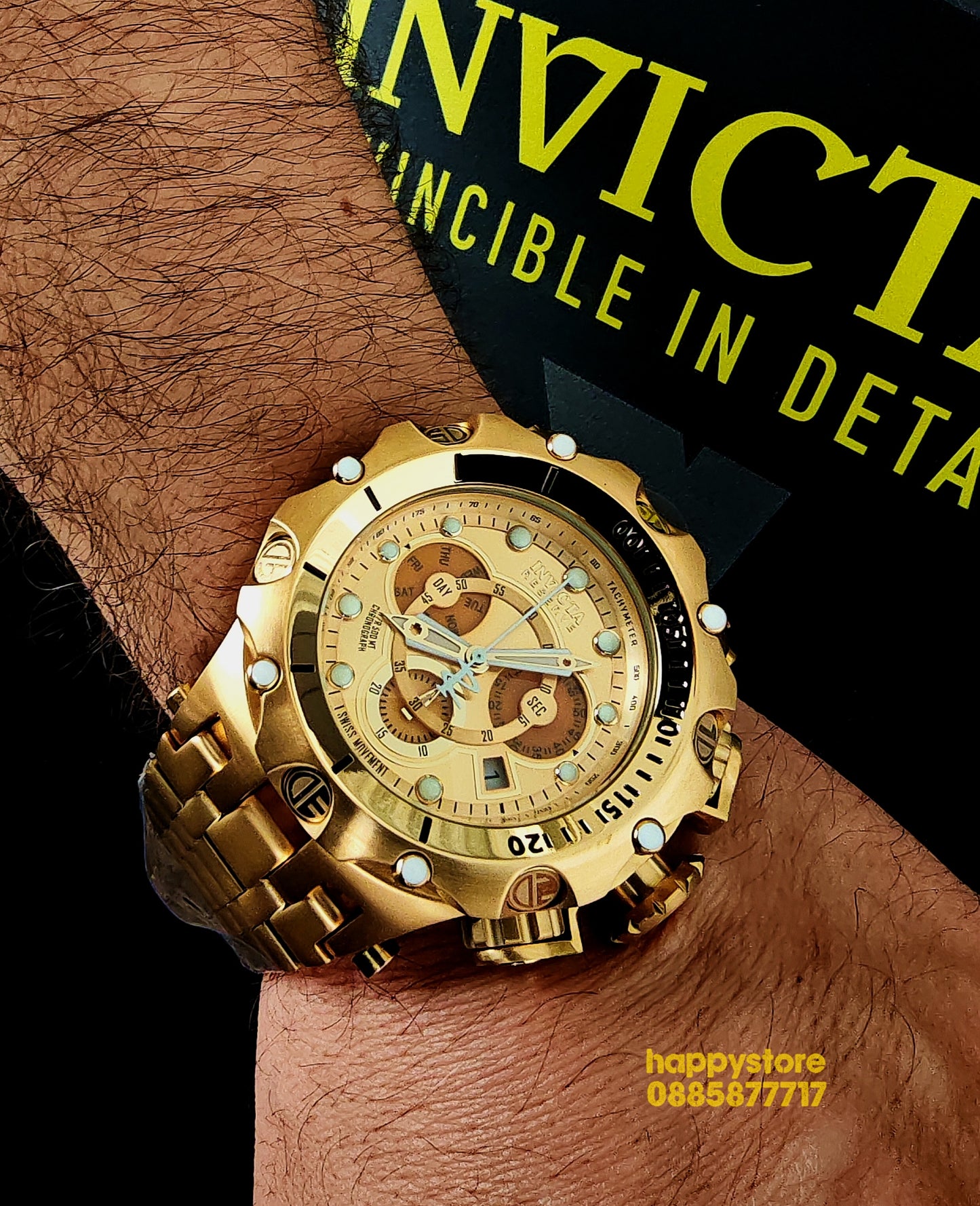 INVICTA Venom Reserve Gold 54 мм