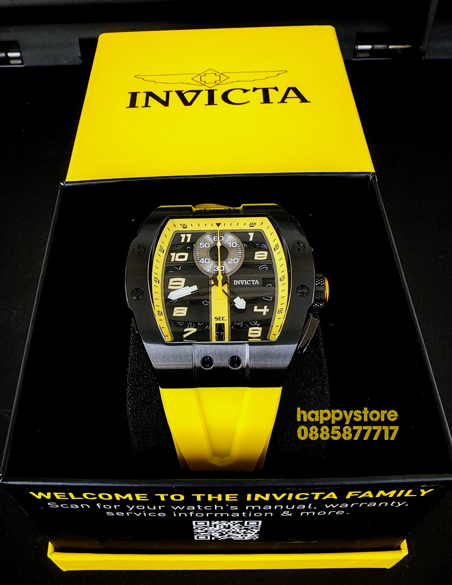 INVICTA Racing Yellow 44 mm