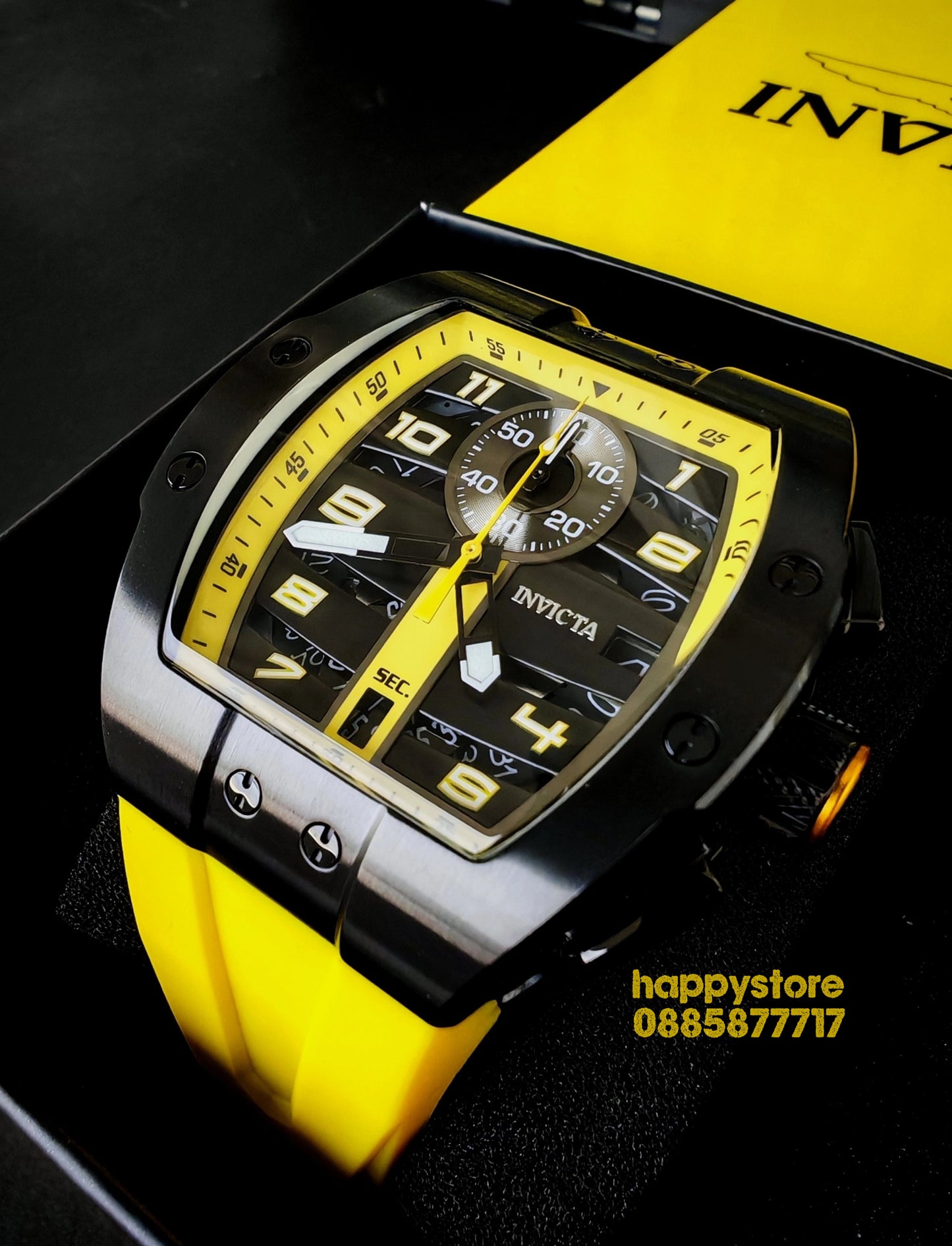 INVICTA Racing Yellow 44 mm