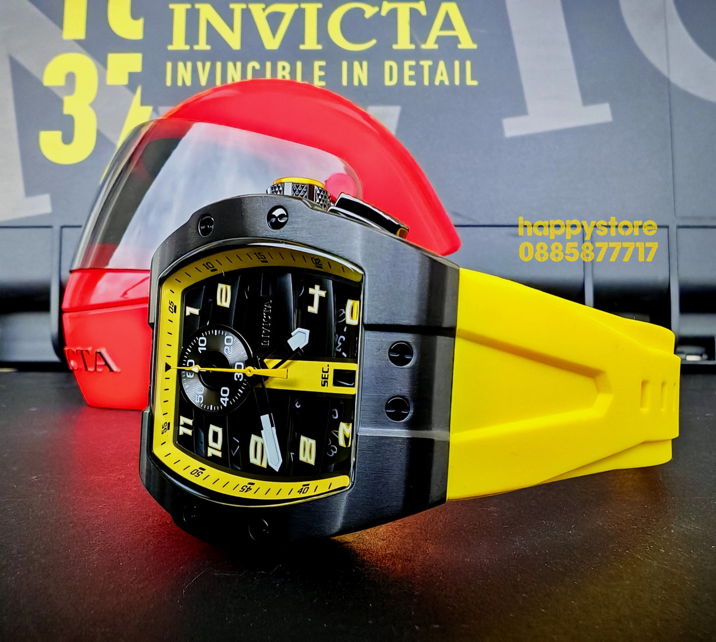 INVICTA Racing Yellow 44 mm