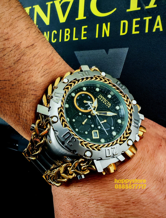 INVICTA Gladiator Silver/Gold 60 mm