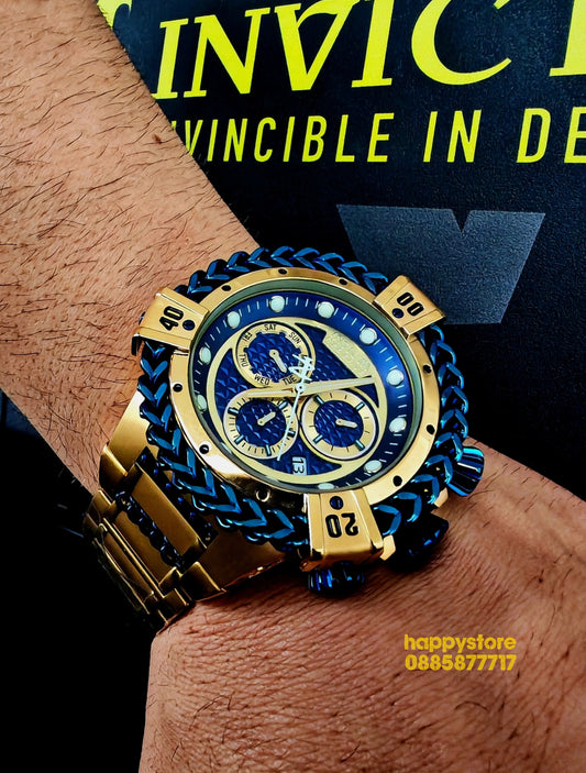 INVICTA Hercules Gold and Blue 56 mm