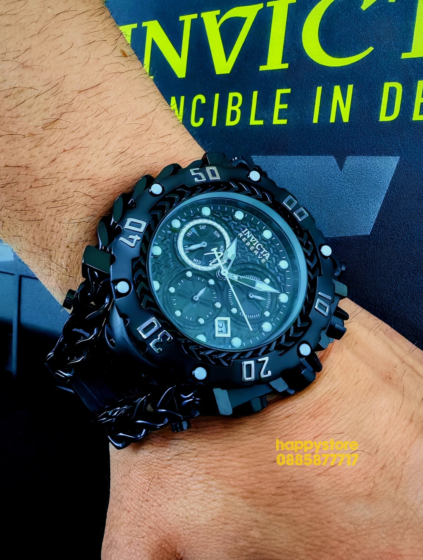 INVICTA Gladiator Black 60 mm