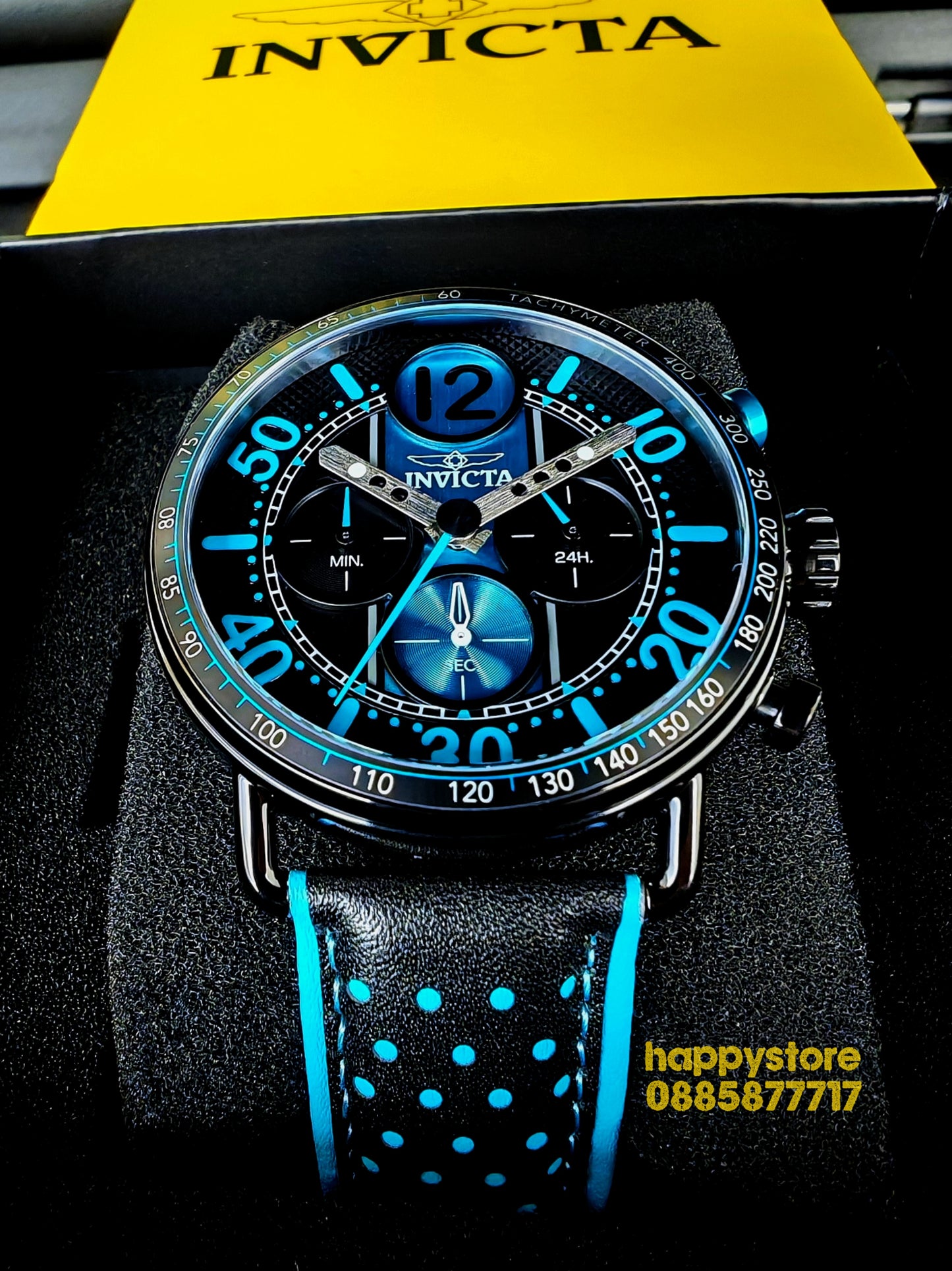INVICTA Racing Aero Blue 44 mm