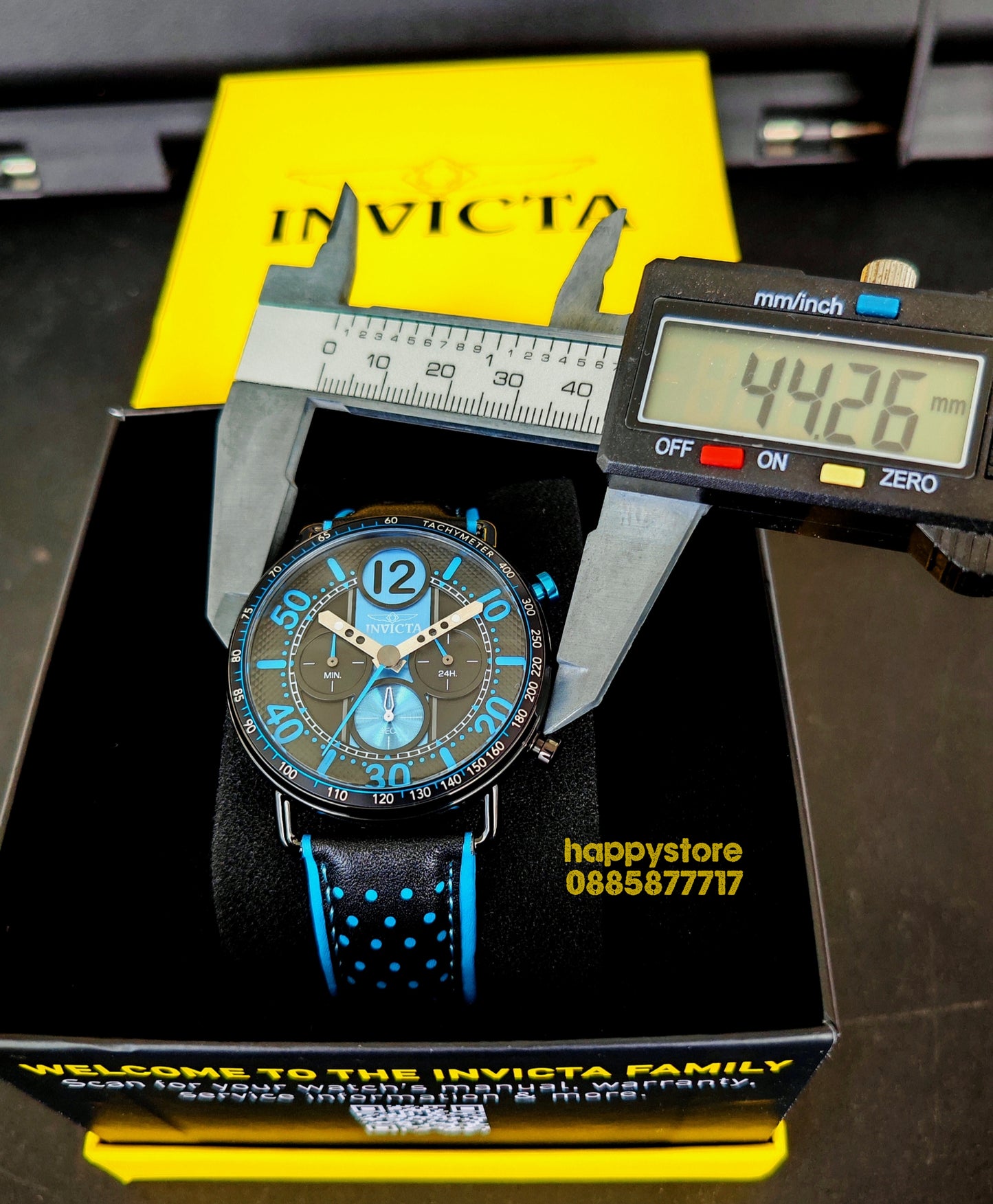 INVICTA Racing Aero Blue 44 mm