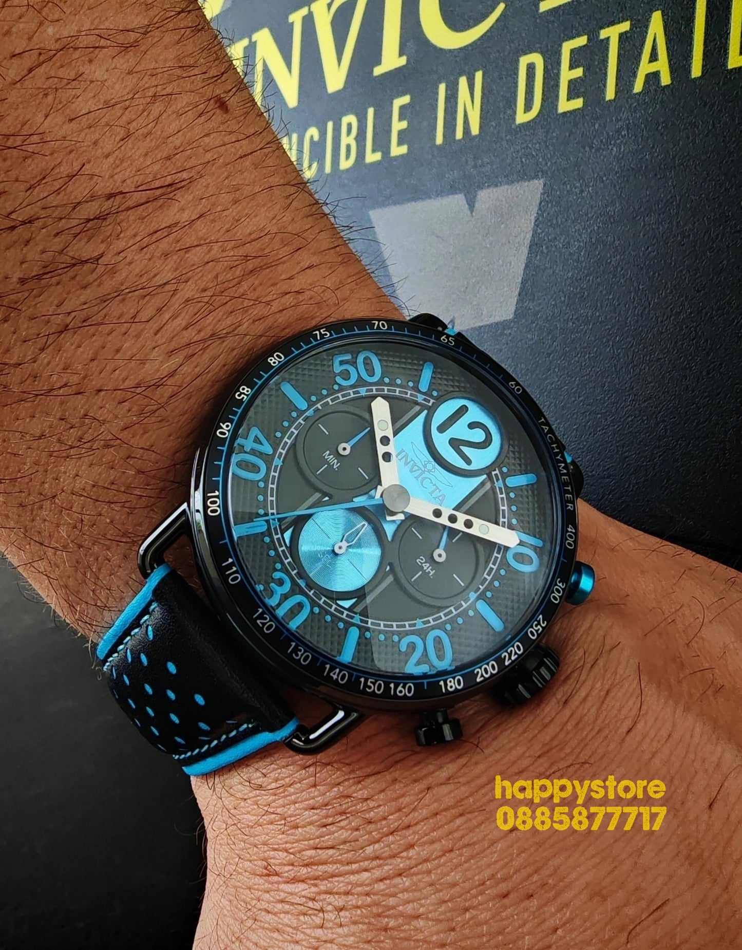 INVICTA Racing Aero Blue 44 mm