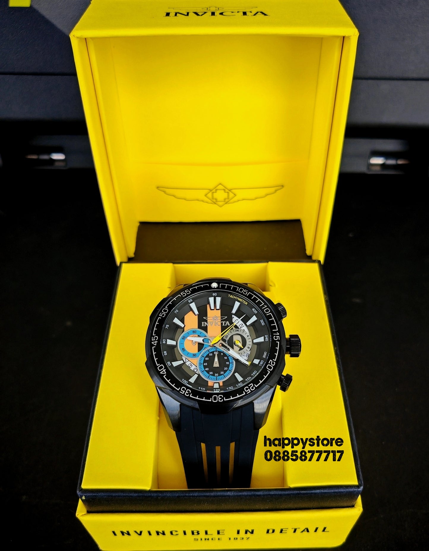 INVICTA Racing Black 50 mm