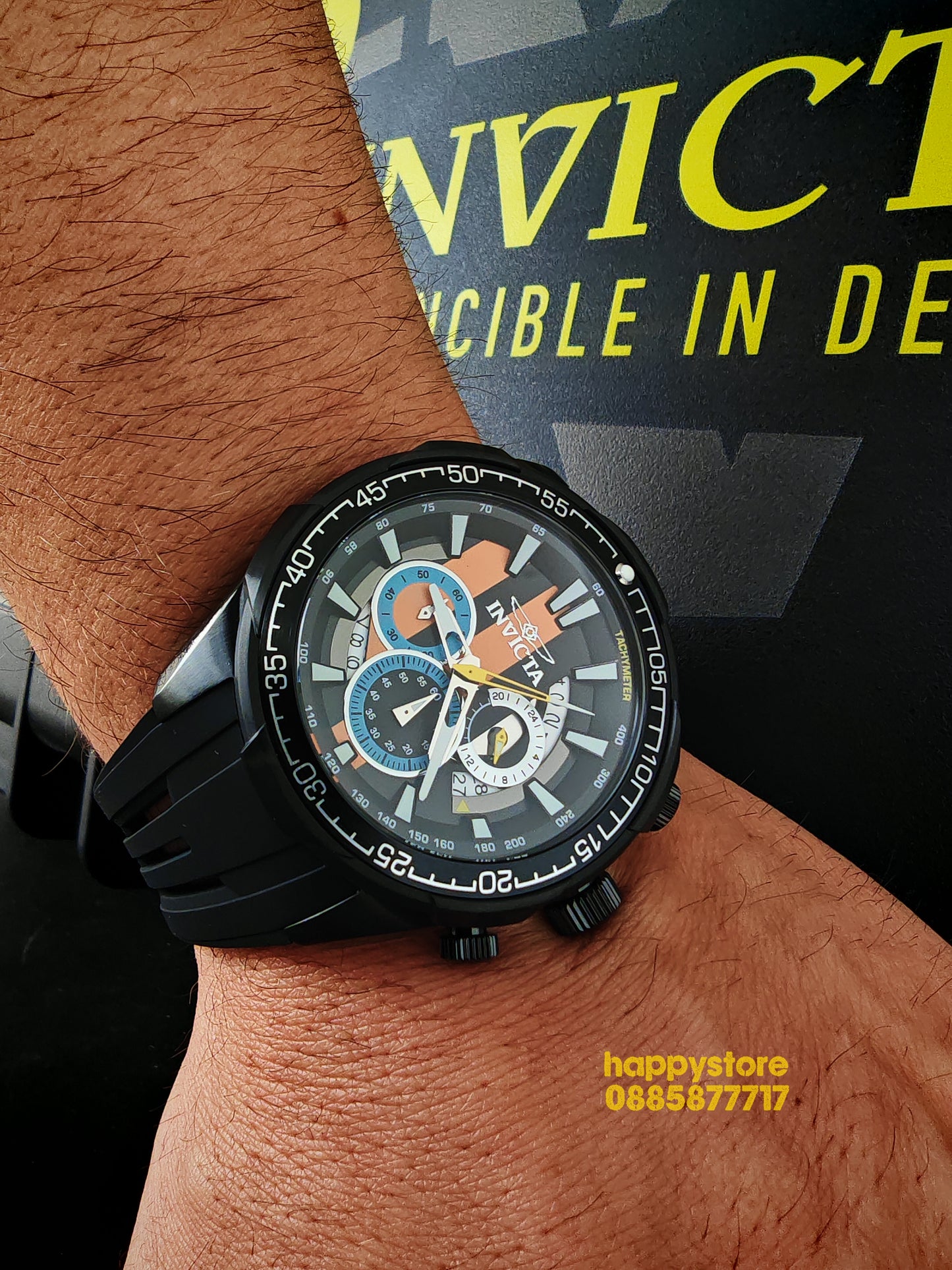 INVICTA Racing Black 50 mm