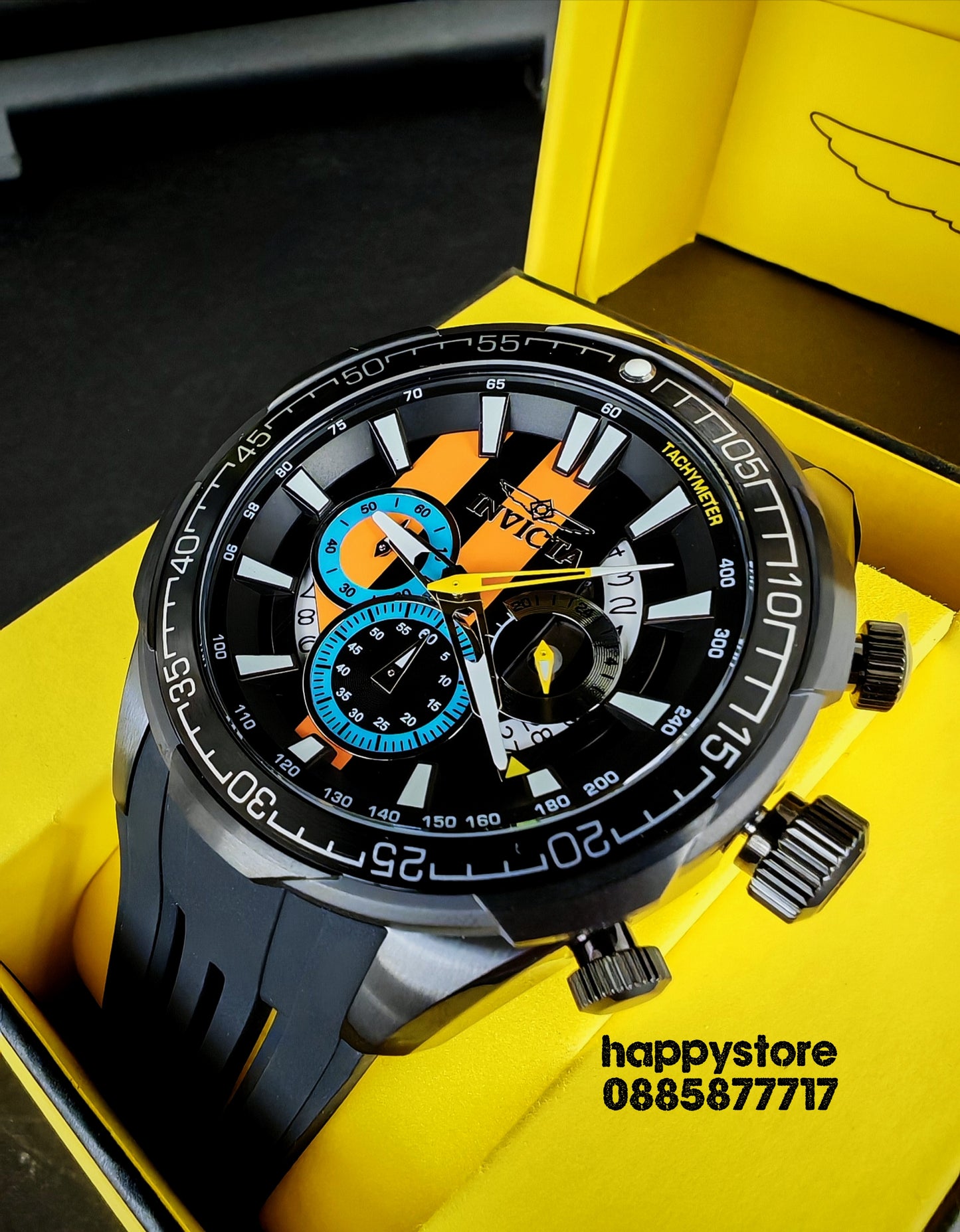 INVICTA Racing Black 50 mm