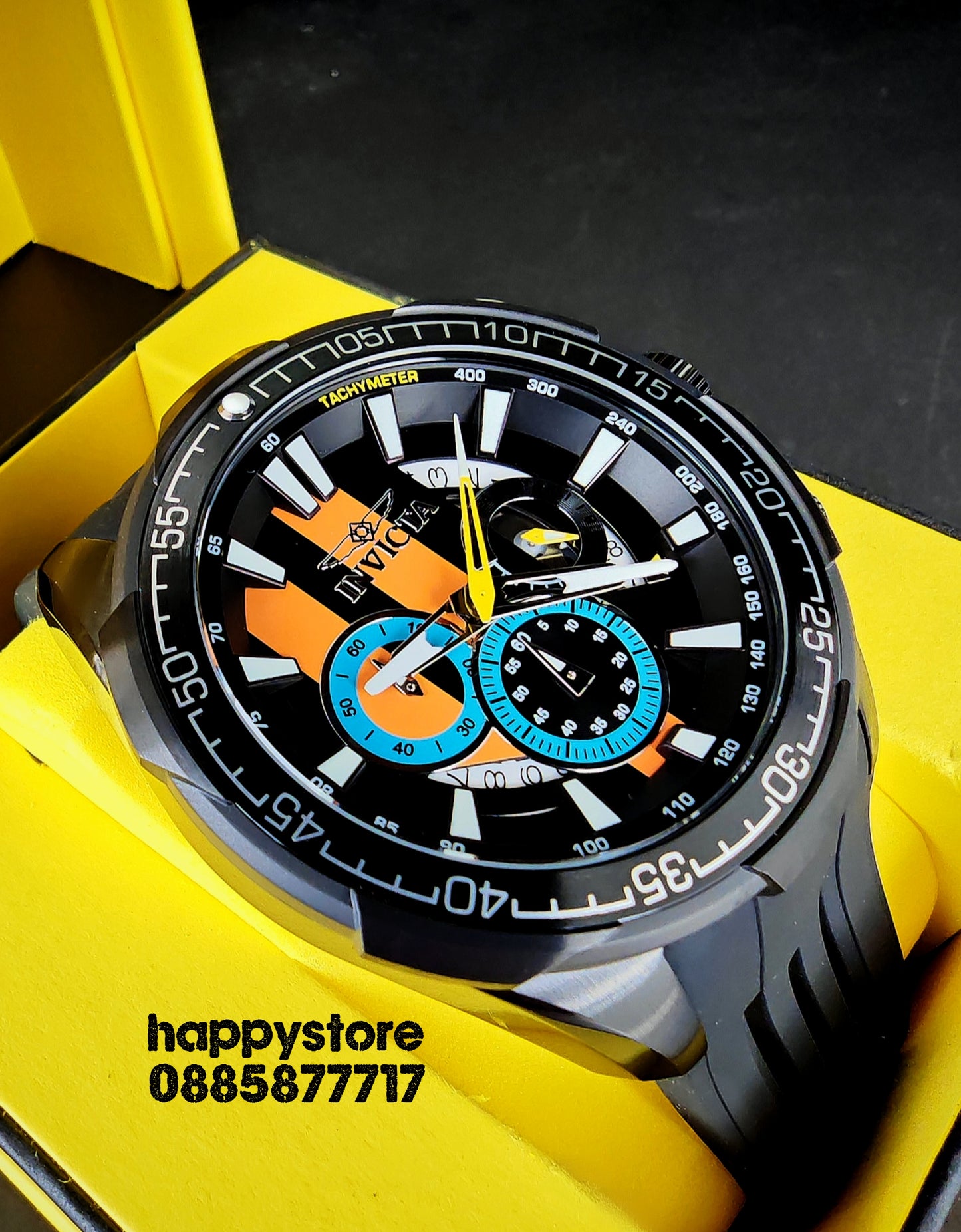 INVICTA Racing Black 50 mm