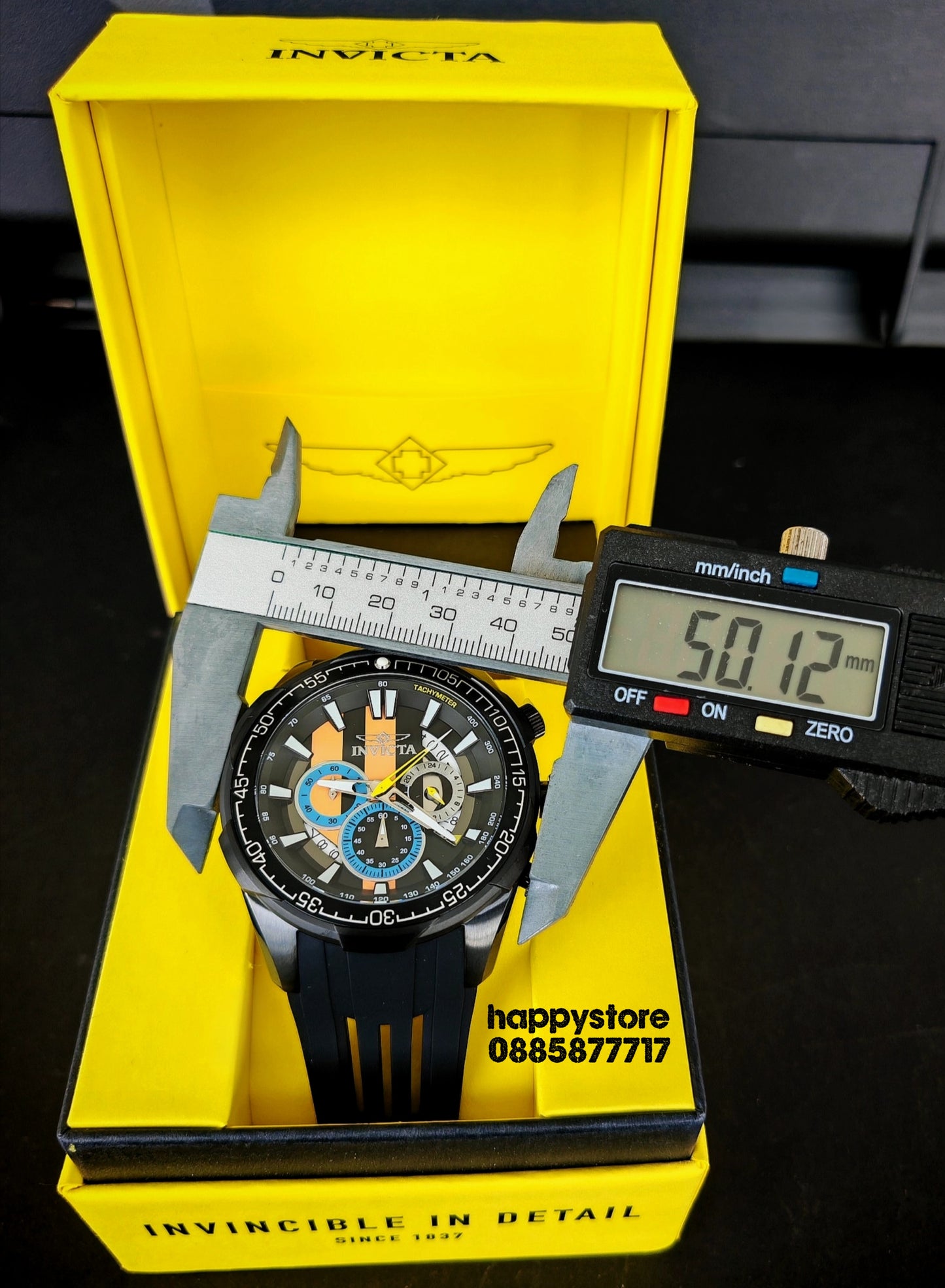 INVICTA Racing Black 50 mm