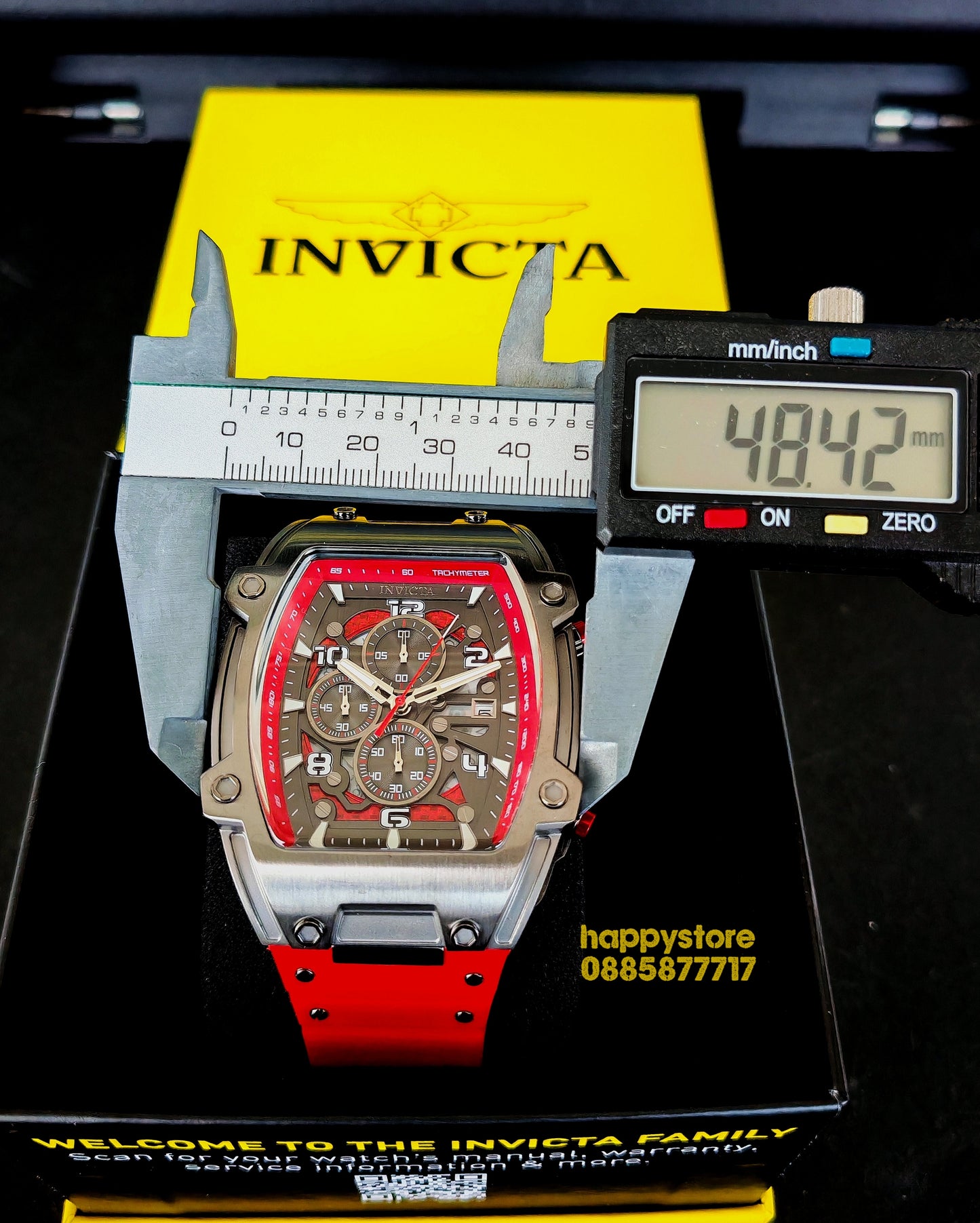 INVICTA S1 Rally Diablo Red 48 mm