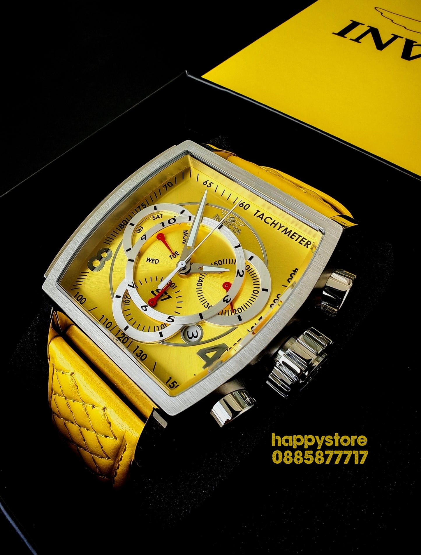 INVICTA S1 Rally Swiss Yellow 48 mm