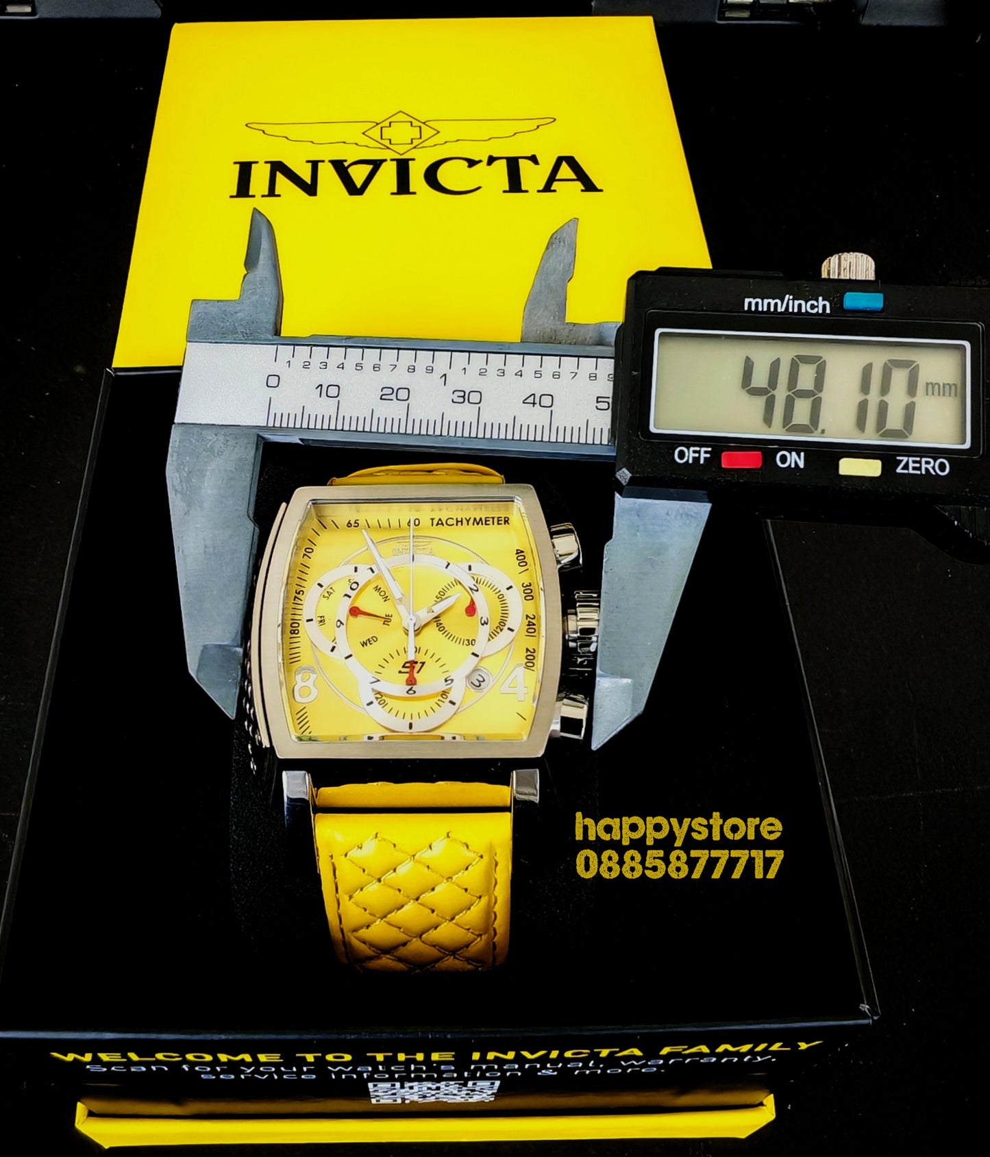 INVICTA S1 Rally Swiss Yellow 48 mm