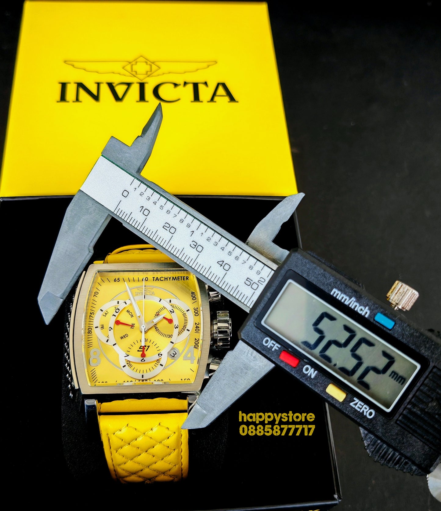 INVICTA S1 Rally Swiss Yellow 48 mm