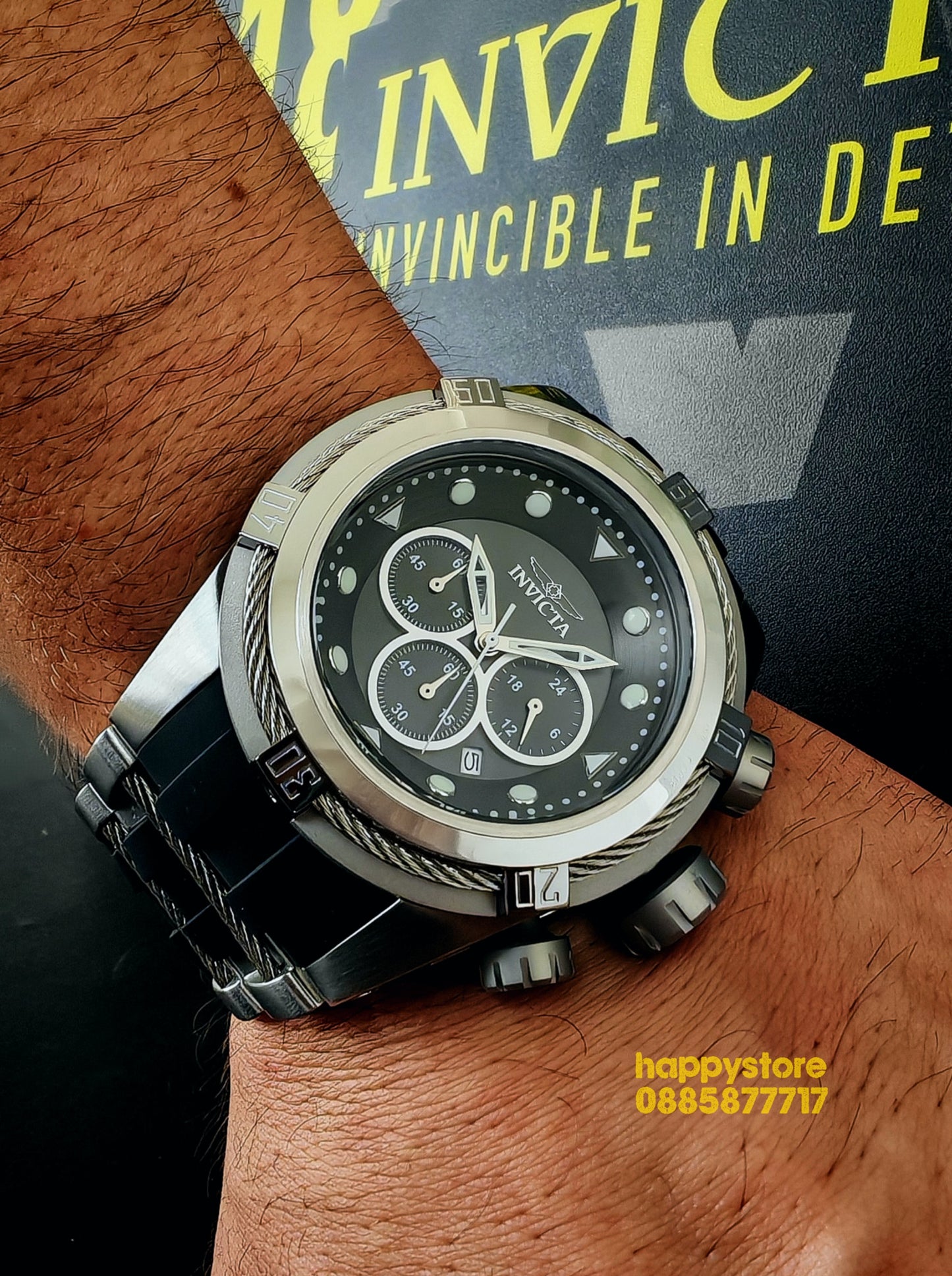 INVICTA Bolt Zeus Silver 53 mm
