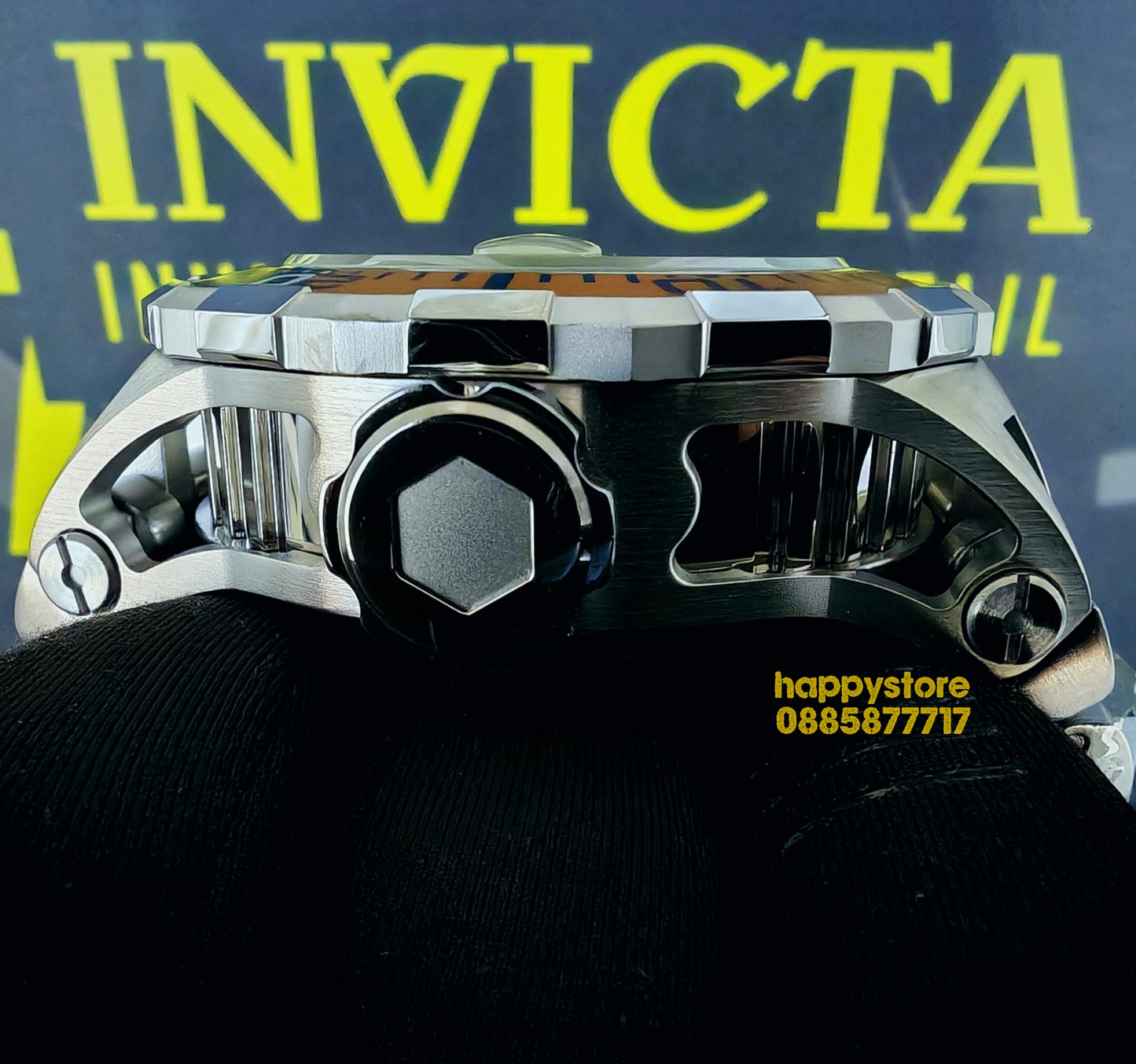 INVICTA Wave Yellow 52 mm