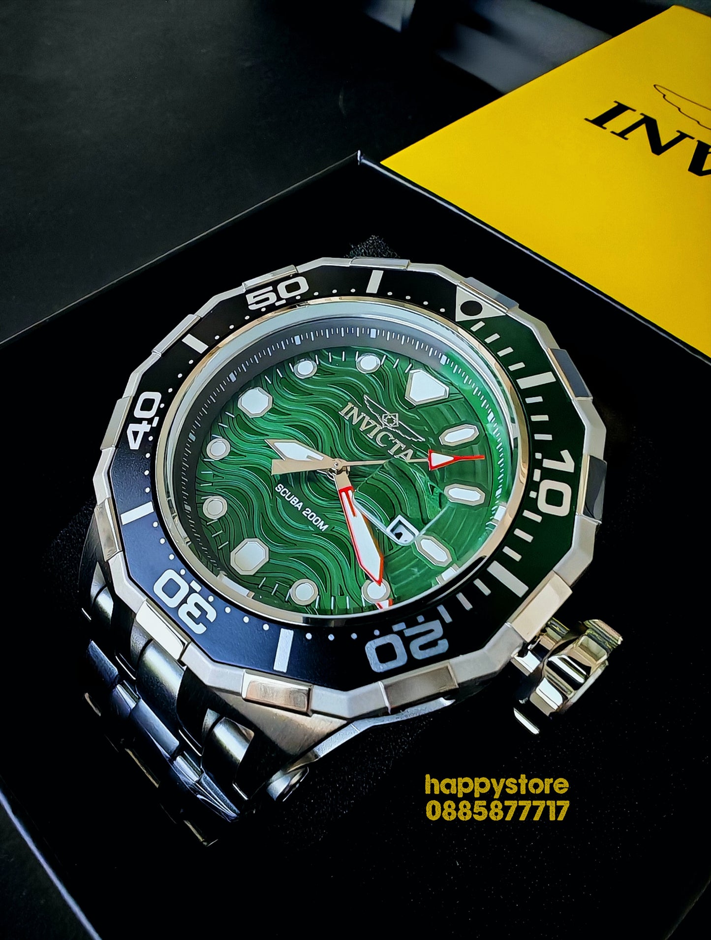 INVICTA Wave green 52 mm