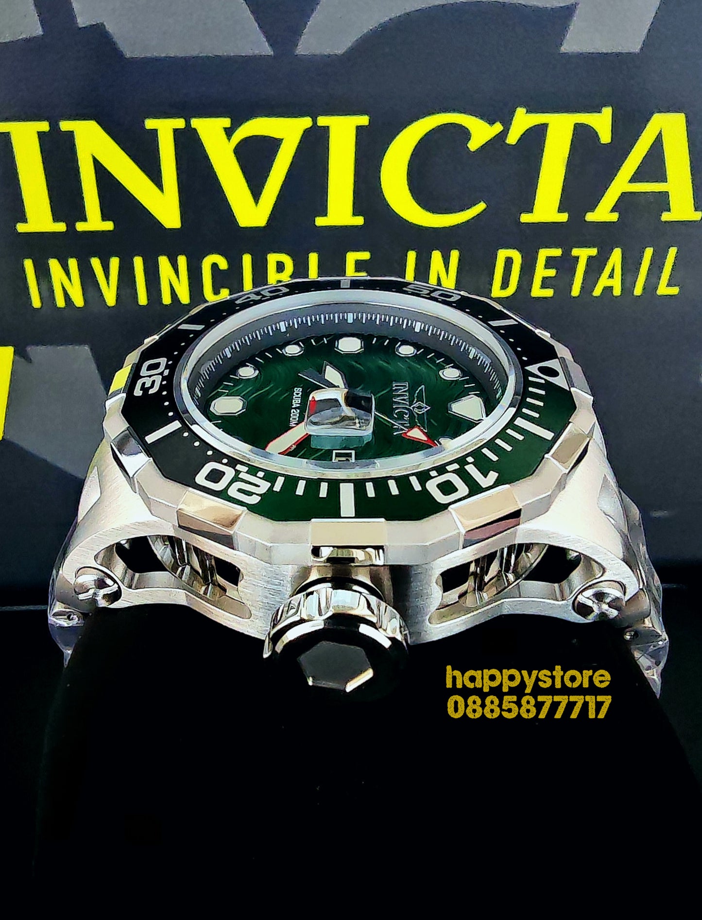 INVICTA Wave green 52 mm