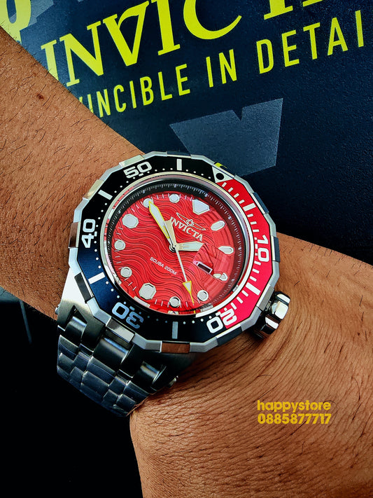 INVICTA Wave Red 52 mm