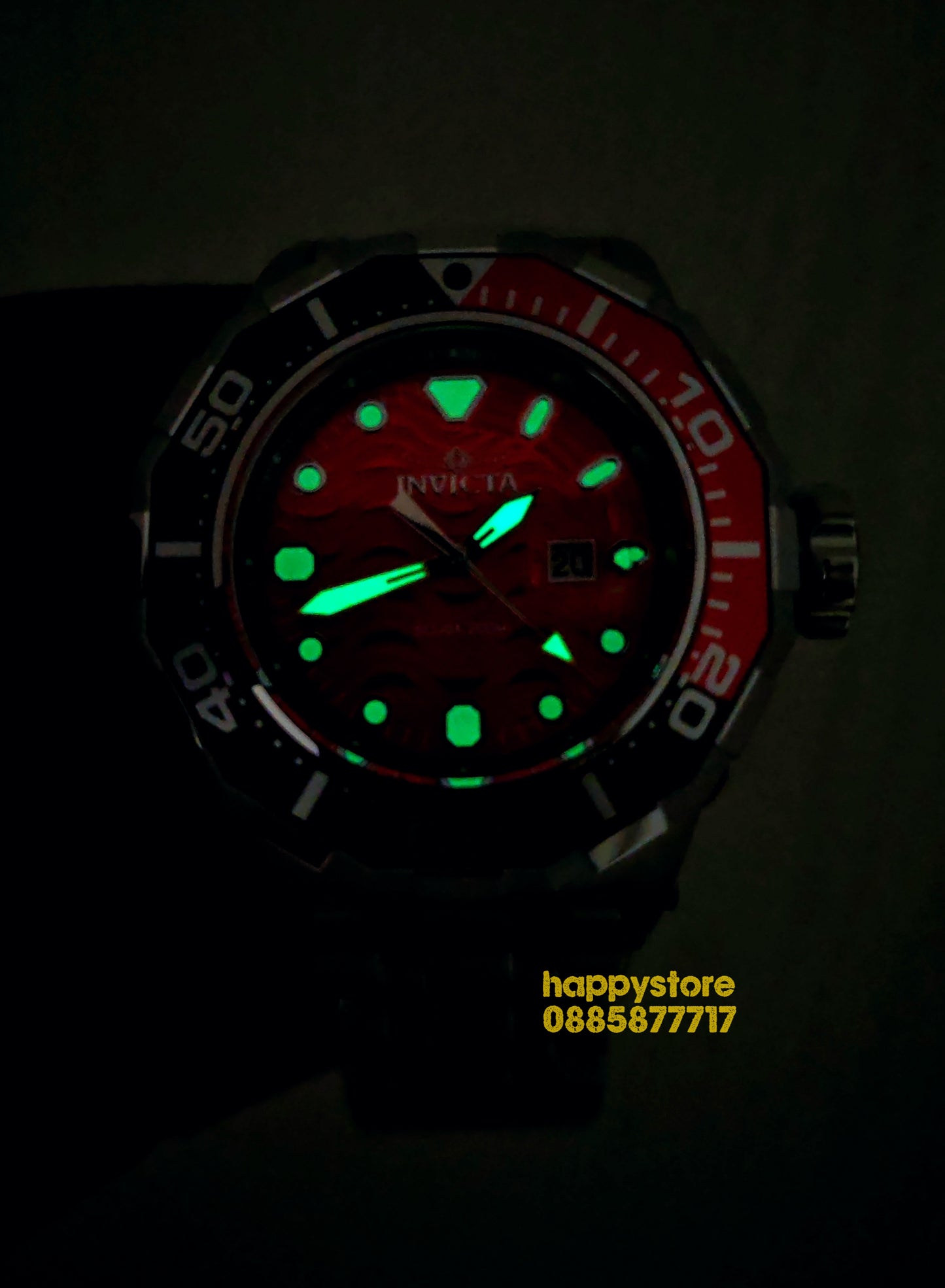 INVICTA Wave Red 52 mm