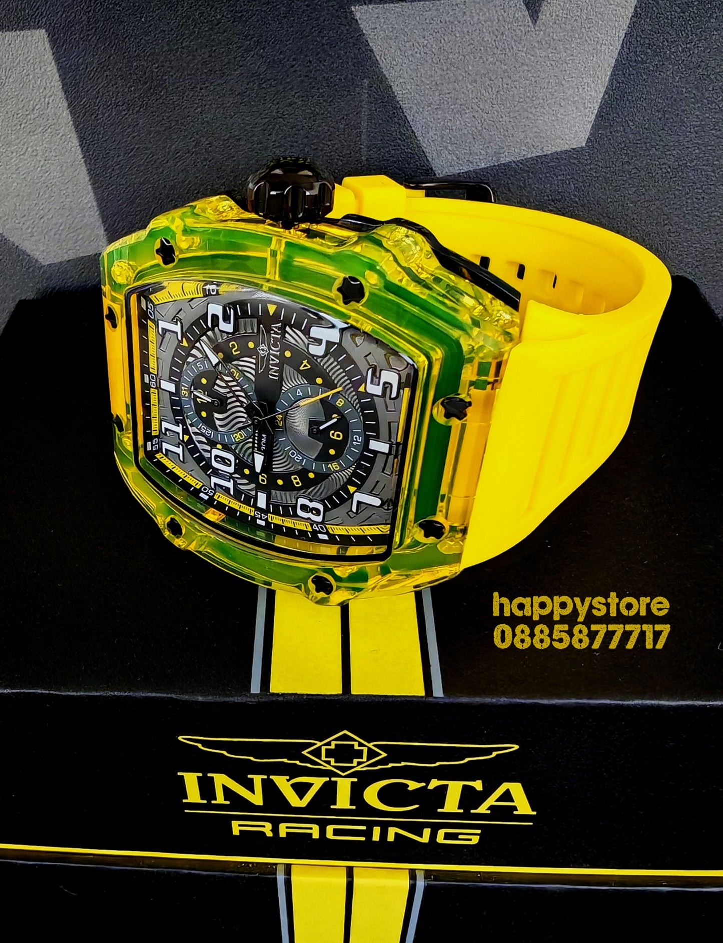 INVICTA Cyclone Yellow/Black 49 mm