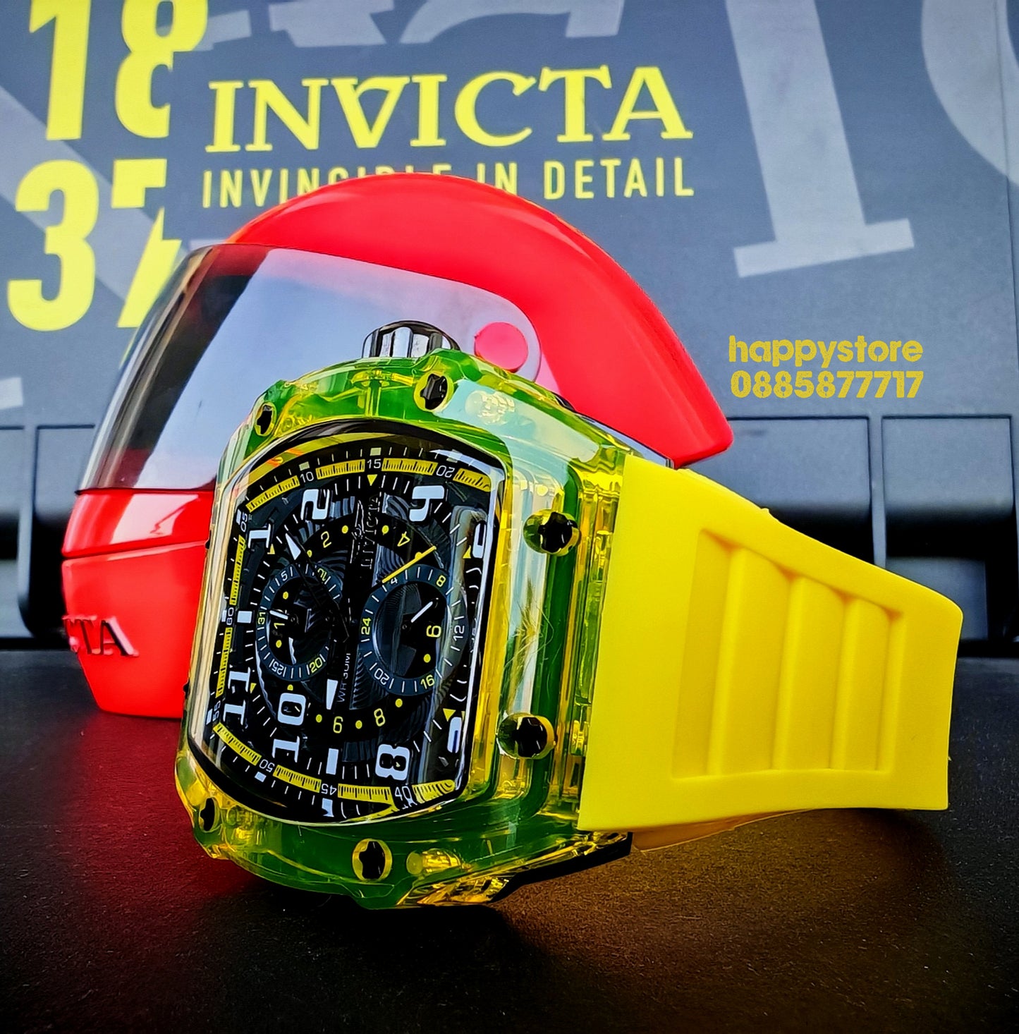 INVICTA Cyclone Yellow/Black 49 mm