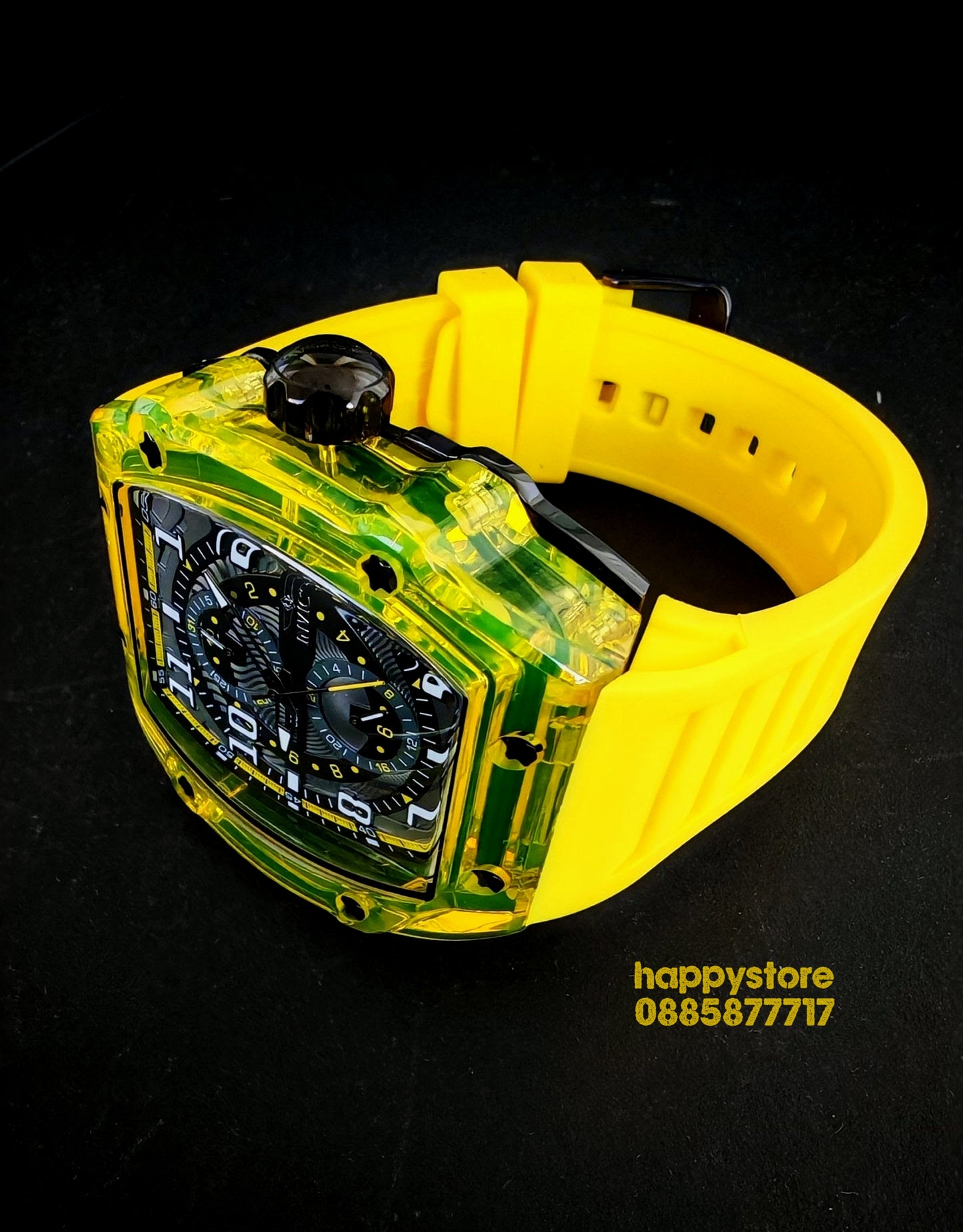 INVICTA Cyclone Yellow/Black 49 mm