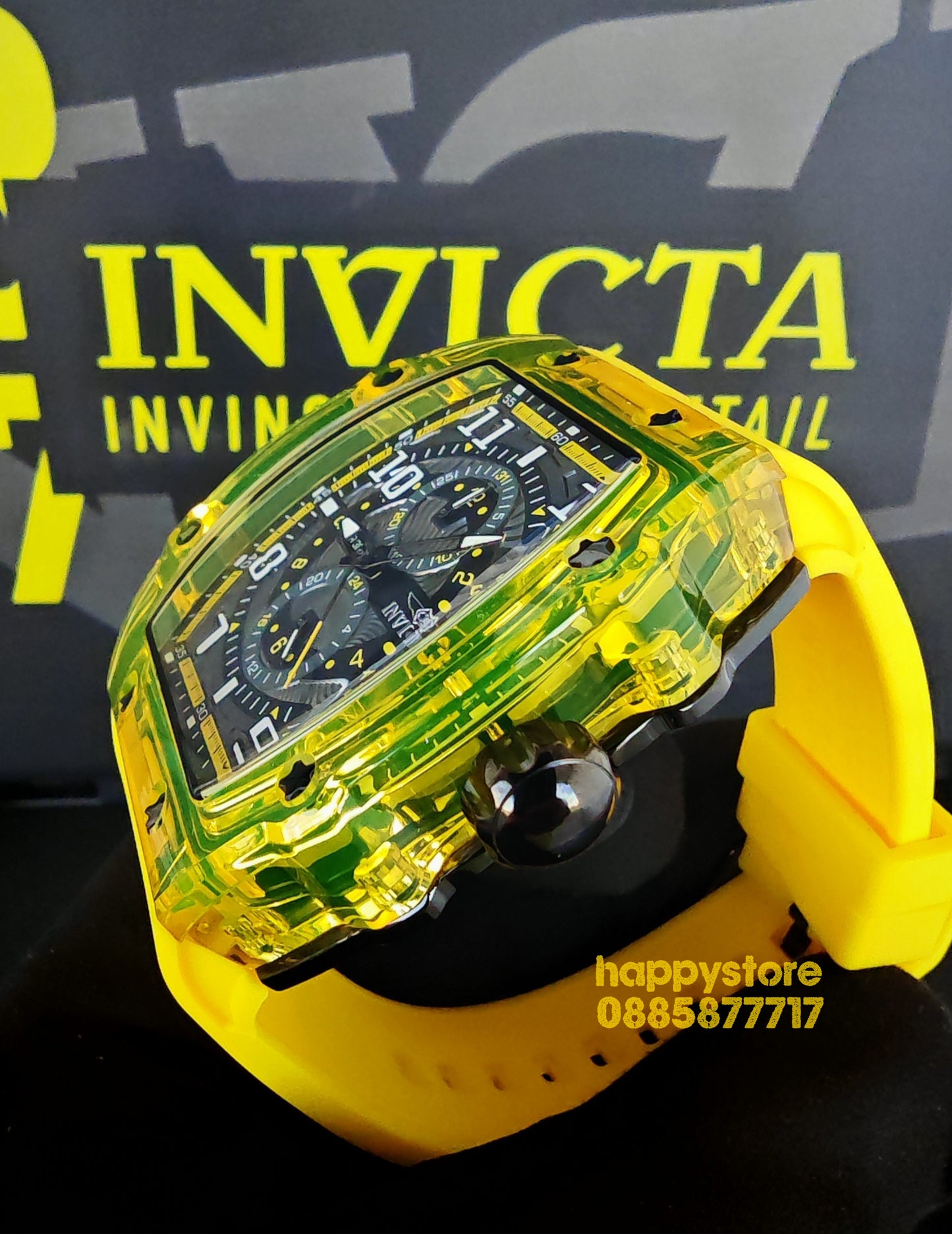 INVICTA Cyclone Yellow/Black 49 mm