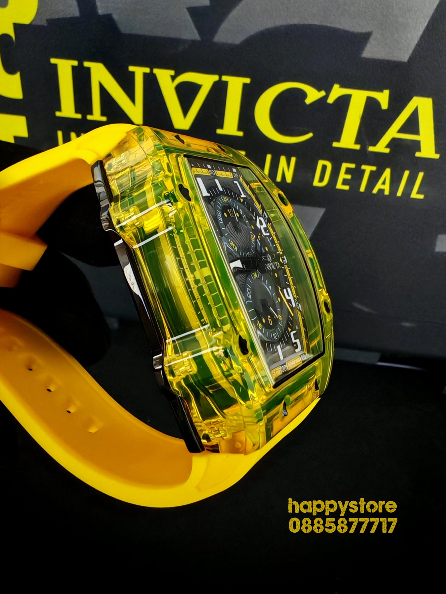 INVICTA Cyclone Yellow/Black 49 mm