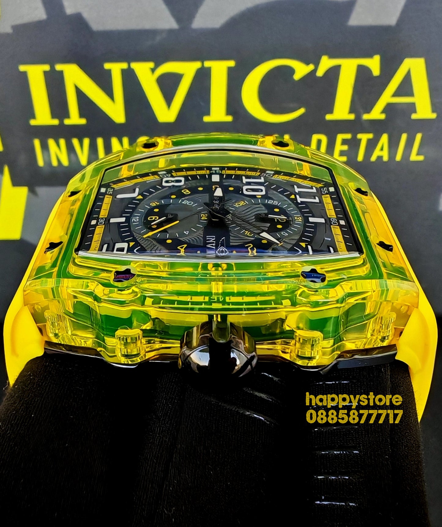 INVICTA Cyclone Yellow/Black 49 mm