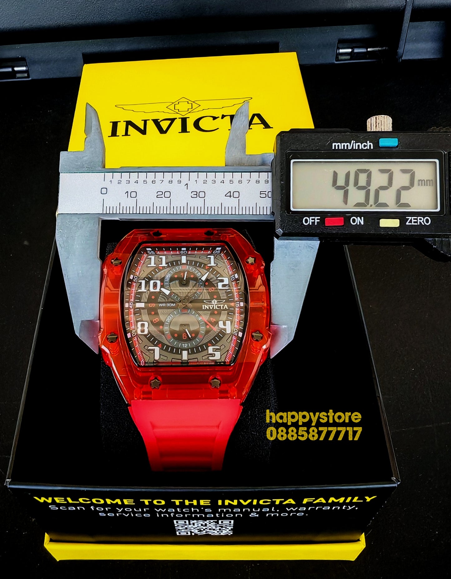 INVICTA Cyclone Red 49 mm